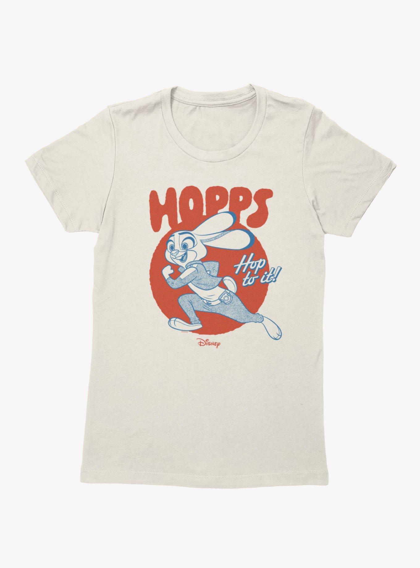 Disney Pixar Zootopia 2 Hopps Hop To It Circle Womens T-Shirt