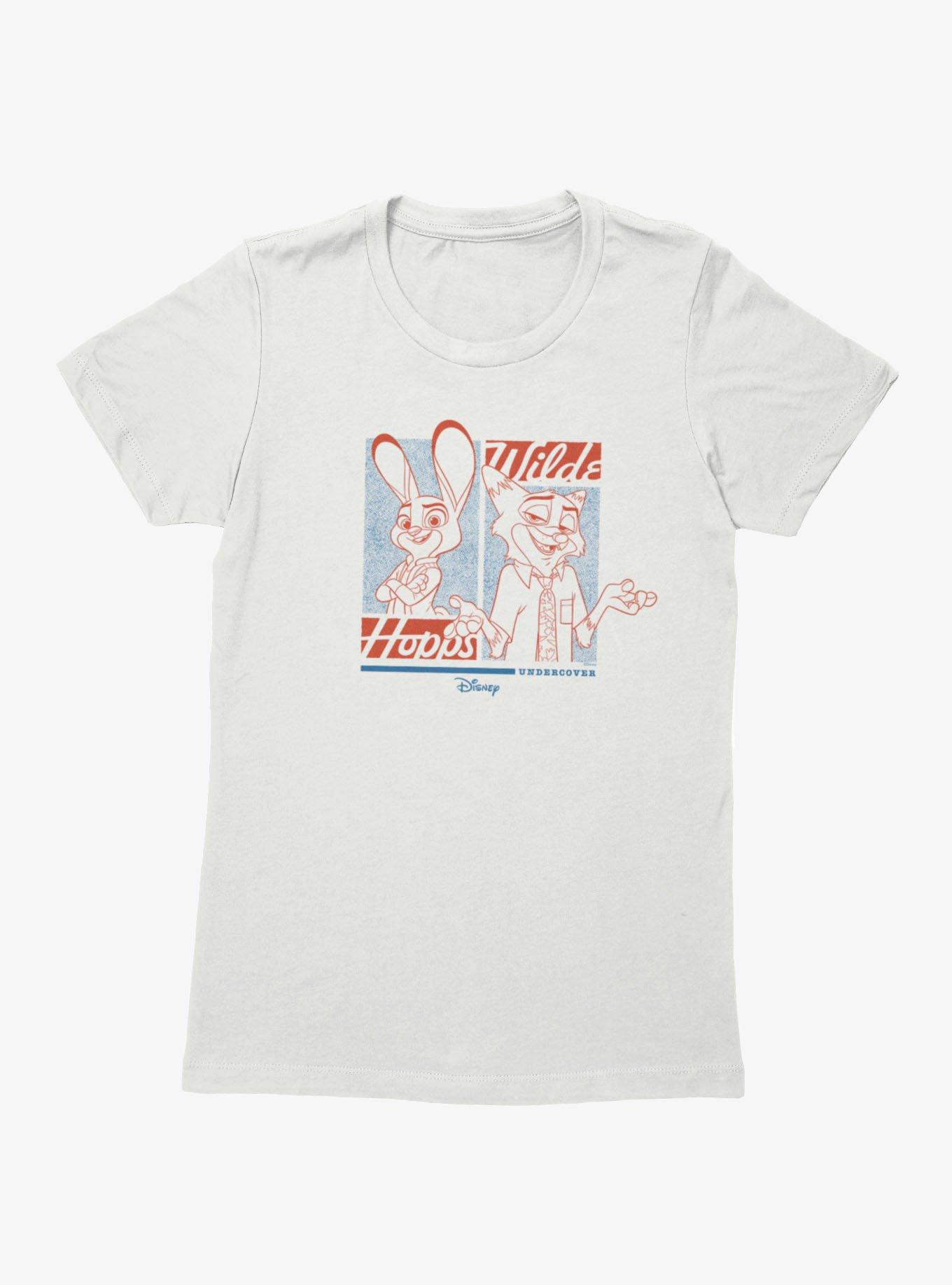 Disney Pixar Zootopia 2 Hopps & Wilde Undercover Print Womens T-Shirt, , hi-res