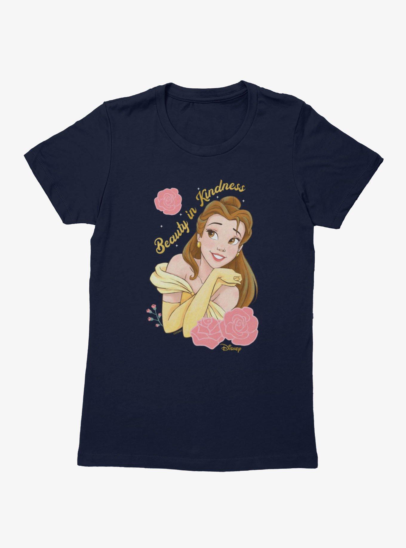 Disney Beauty And The Beast Kindness With Roses Belle Womens T-Shirt, , hi-res