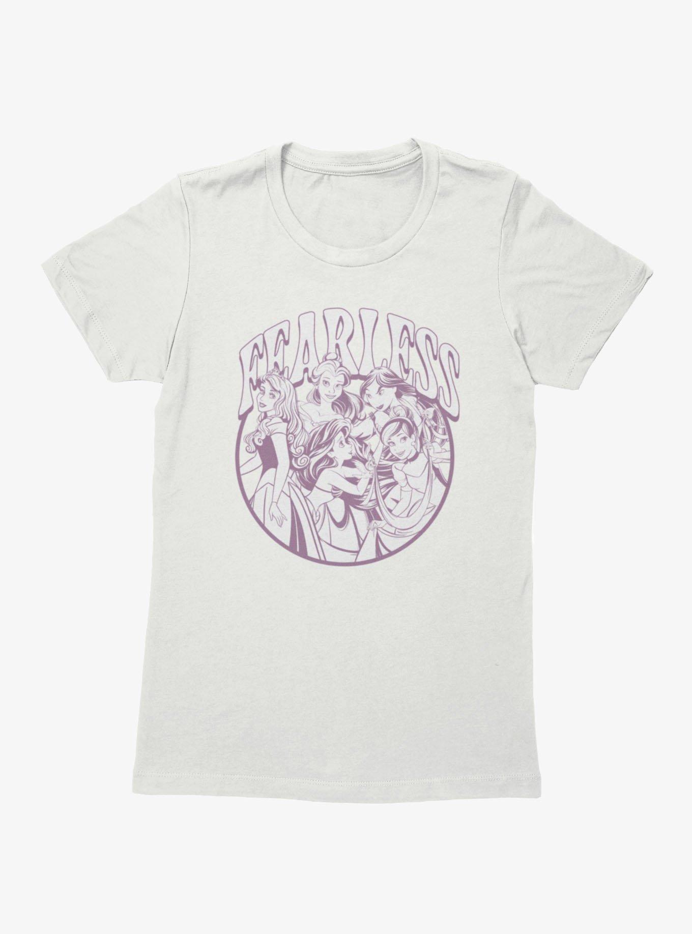 Disney Princess Fearless Group Outline Womens T-Shirt, , hi-res