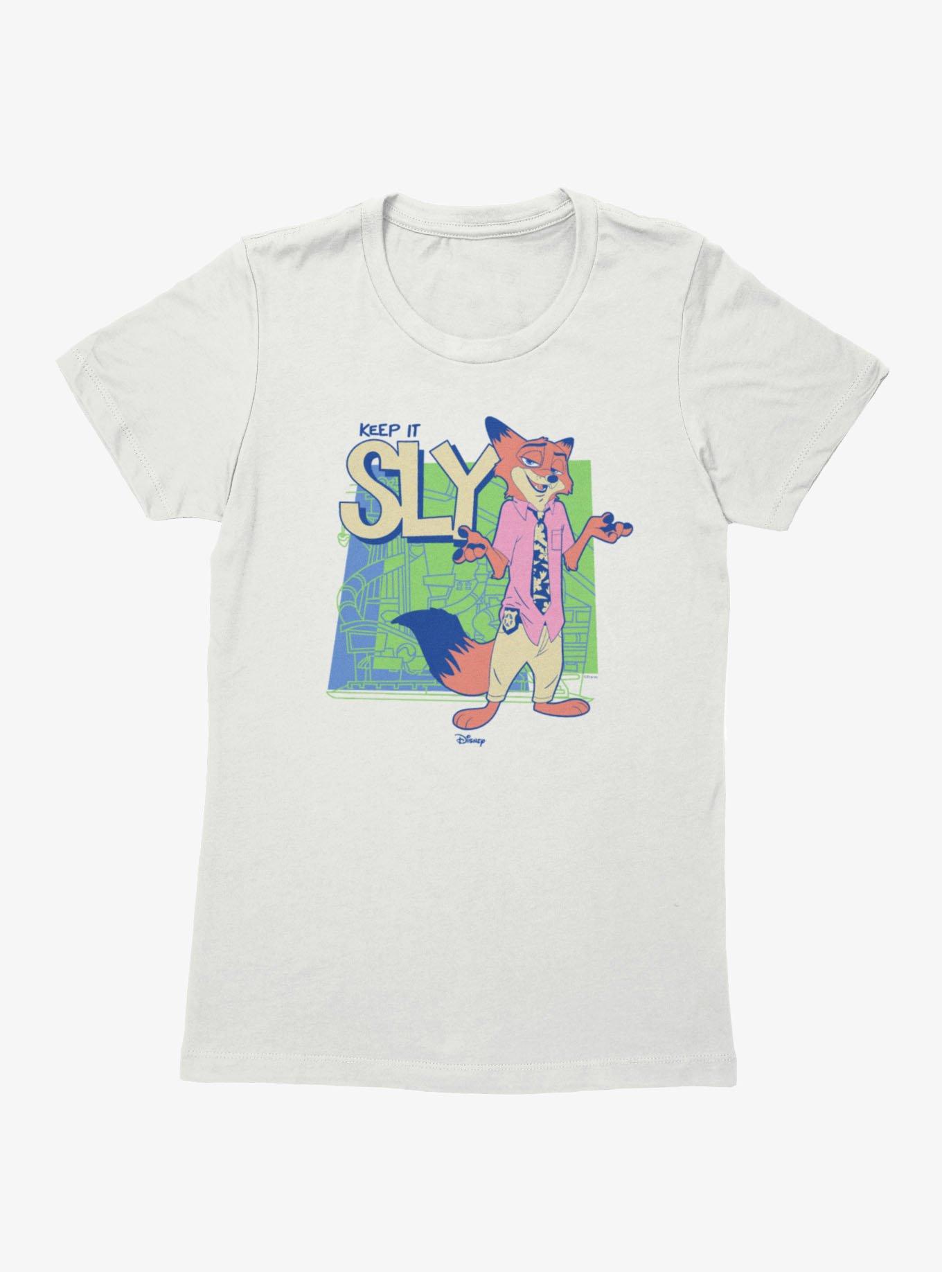 Disney Pixar Zootopia 2 Keep It Sly Fox Shrug Womens T-Shirt, , hi-res