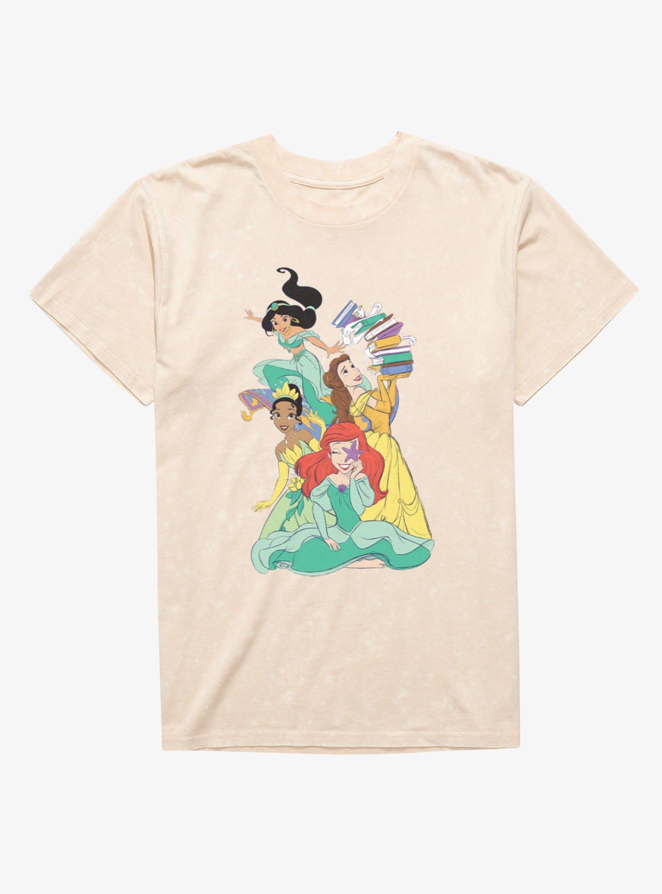 Disney Princess Silly Friend Group Mineral Wash T-Shirt