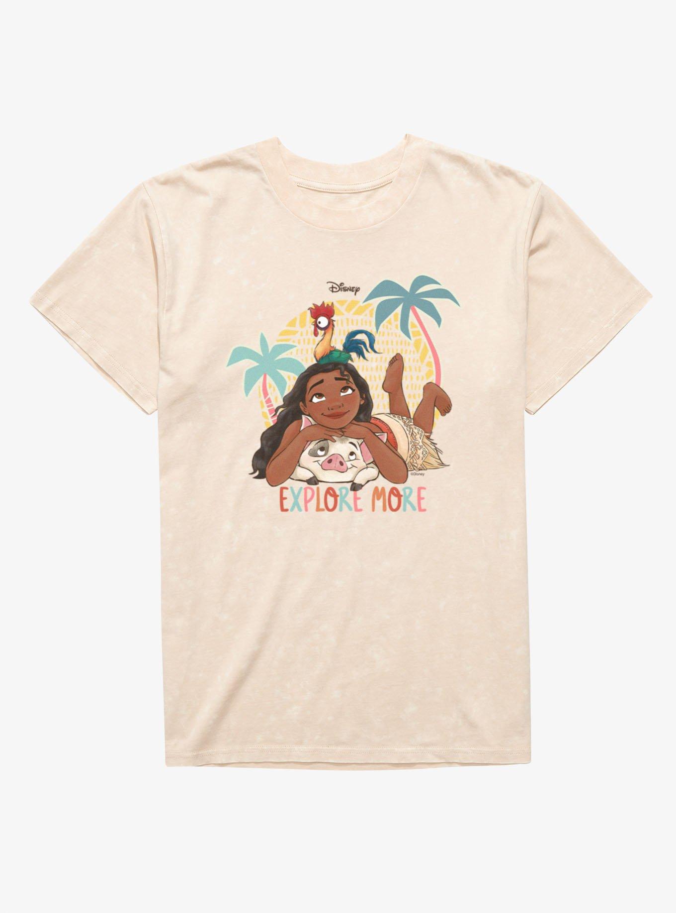 Disney Moana Explore More Pua Hei Hei Mineral Wash T-Shirt, , hi-res