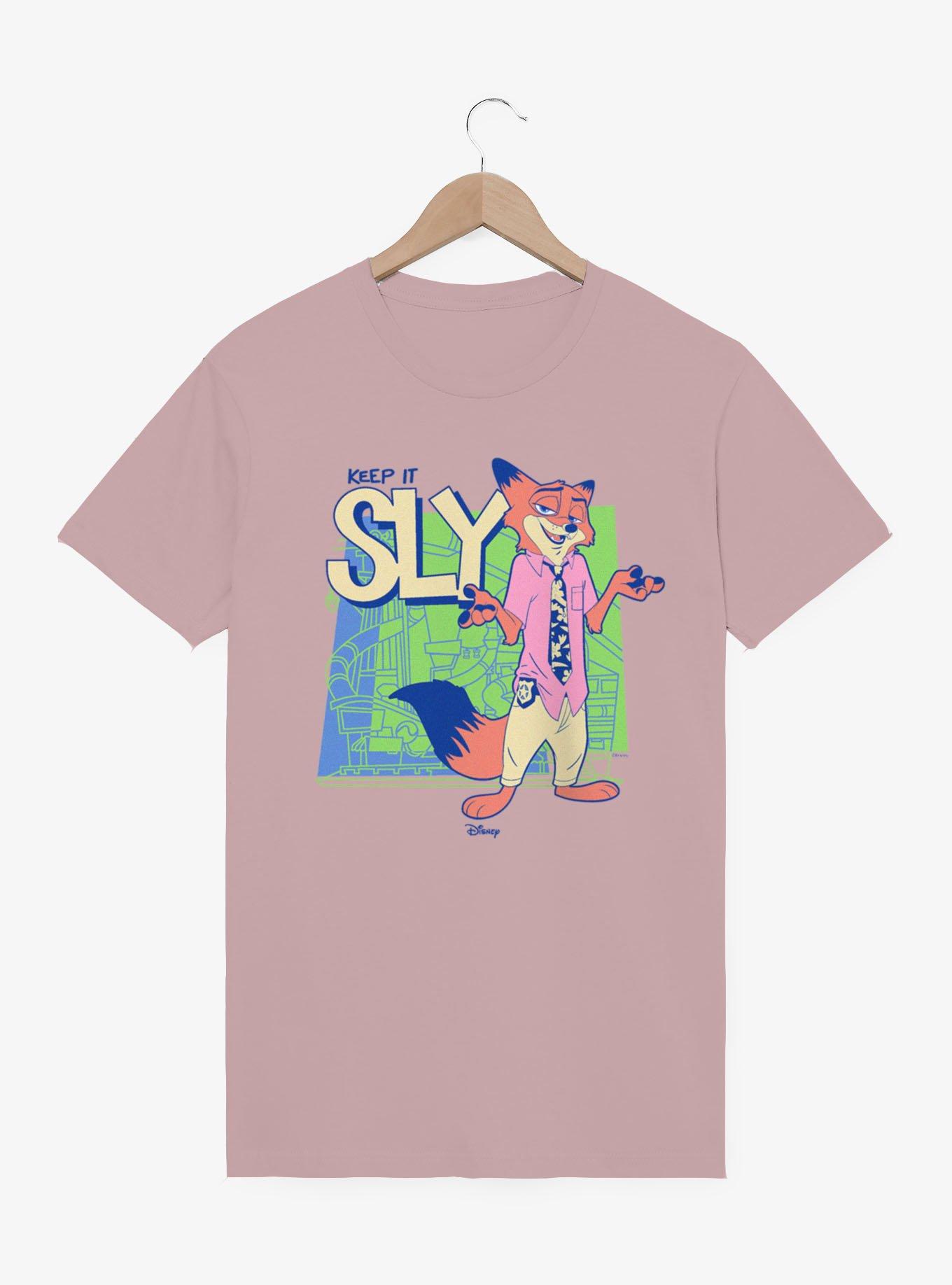 Disney Pixar Zootopia 2 Keep It Sly Fox Shrug T-Shirt, , hi-res