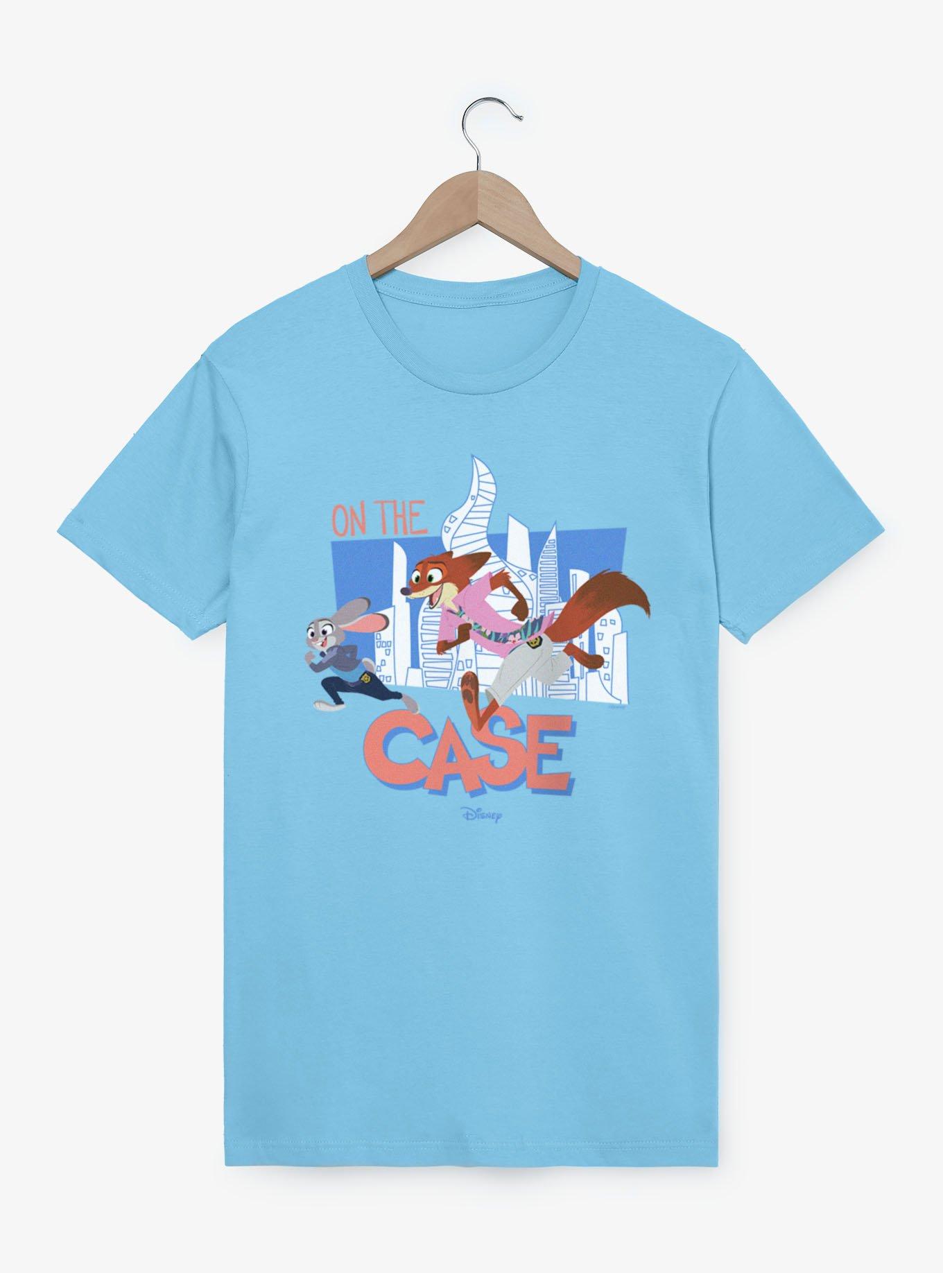 Disney Pixar Zootopia 2 On The Case Sly Hopps Run T-Shirt, LIGHT BLUE, hi-res view 1
