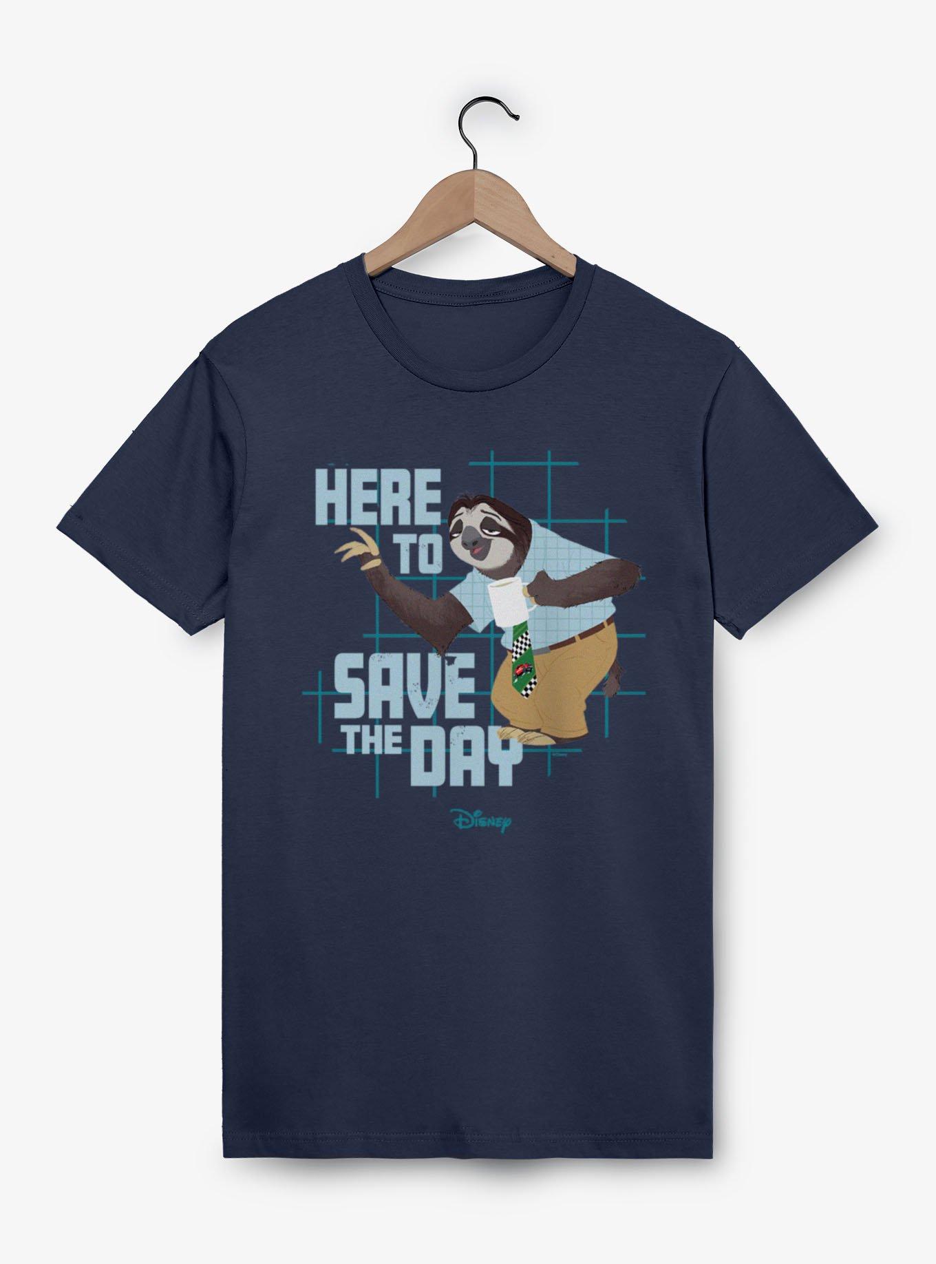 Disney Pixar Zootopia 2 Here To Save The Day Flash T-Shirt