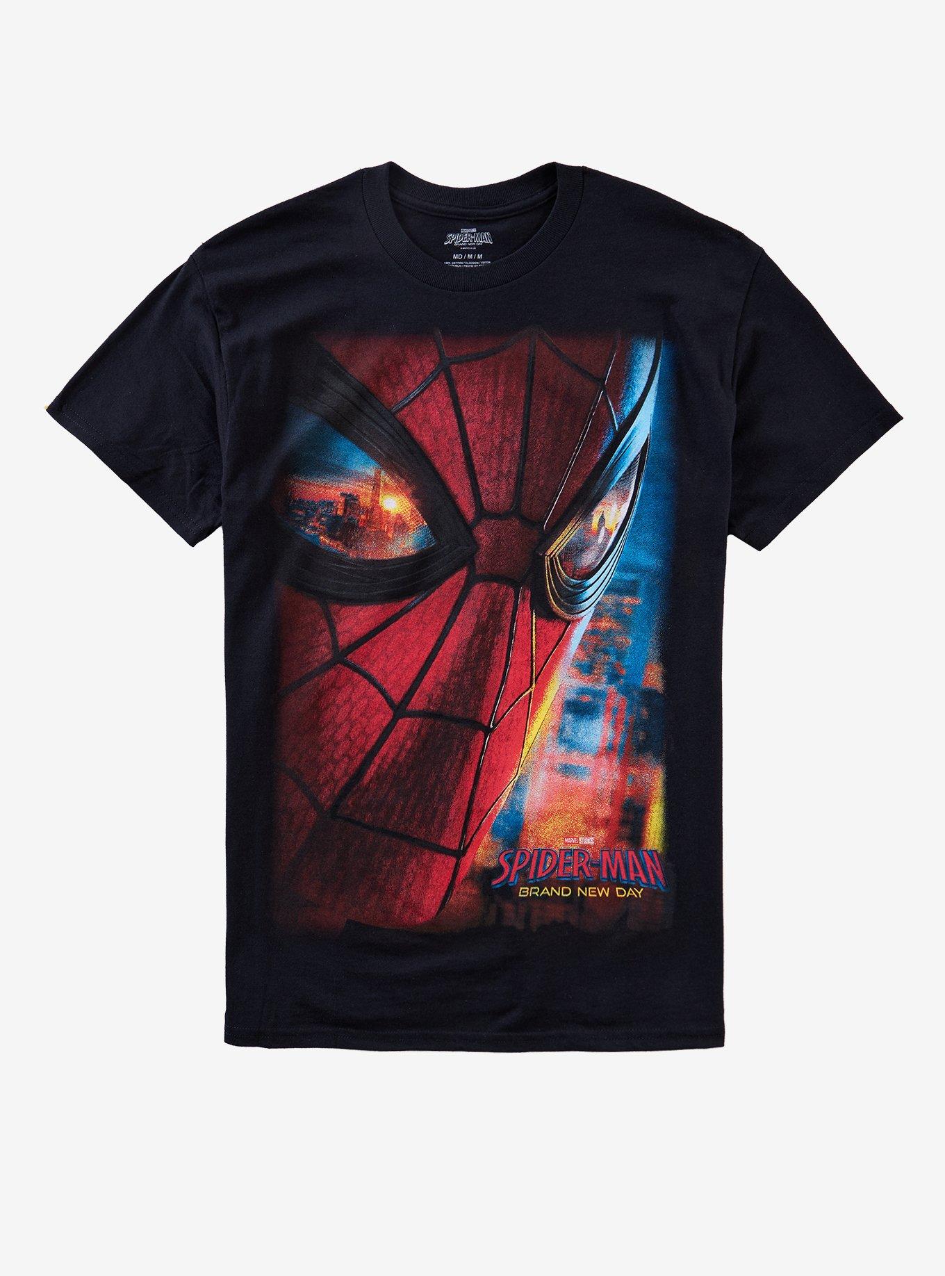 Marvel Spider-Man: Brand New Day Face Poster T-Shirt, , hi-res