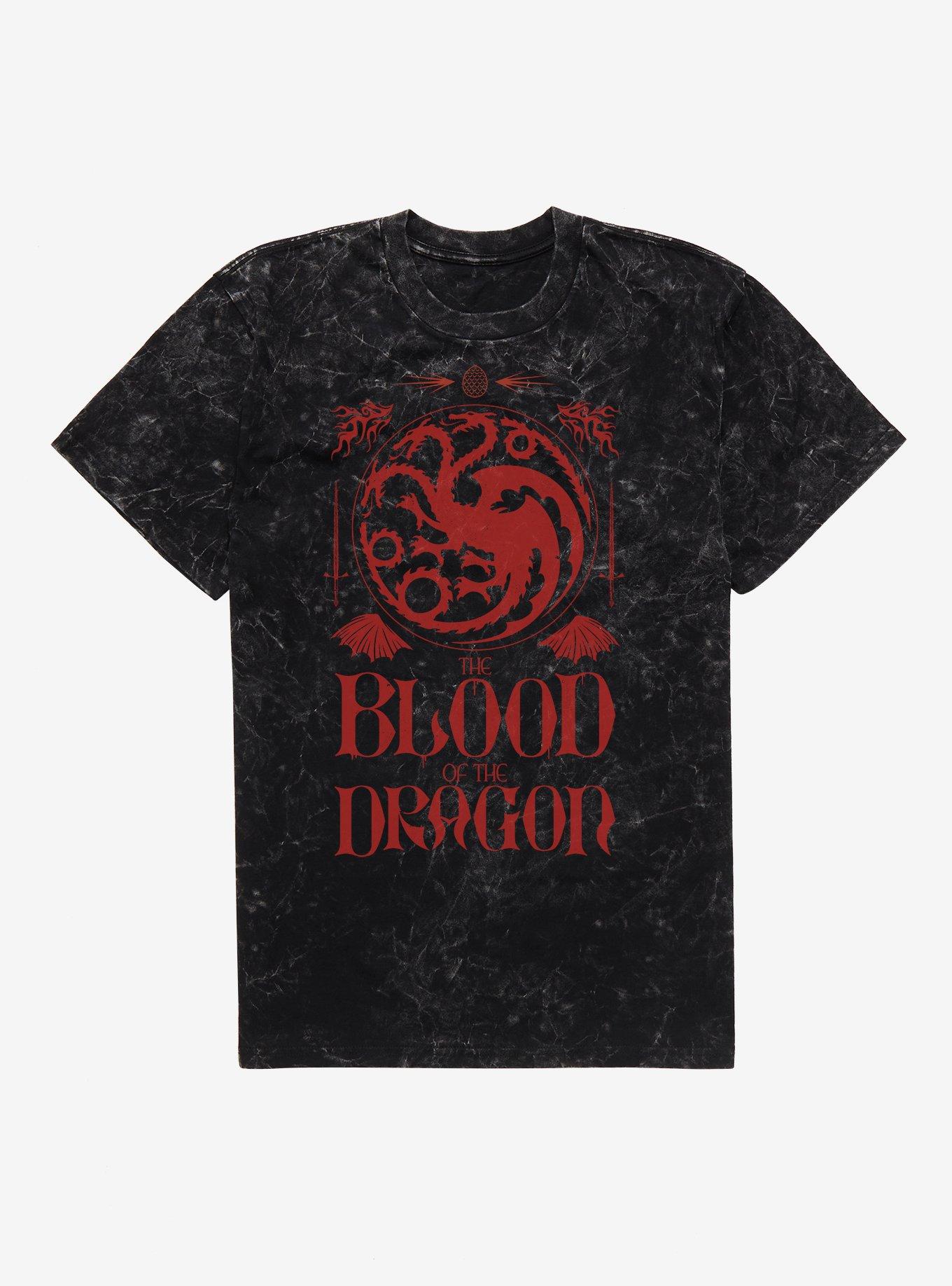 House of the Dragon Blood Mineral Wash T-Shirt