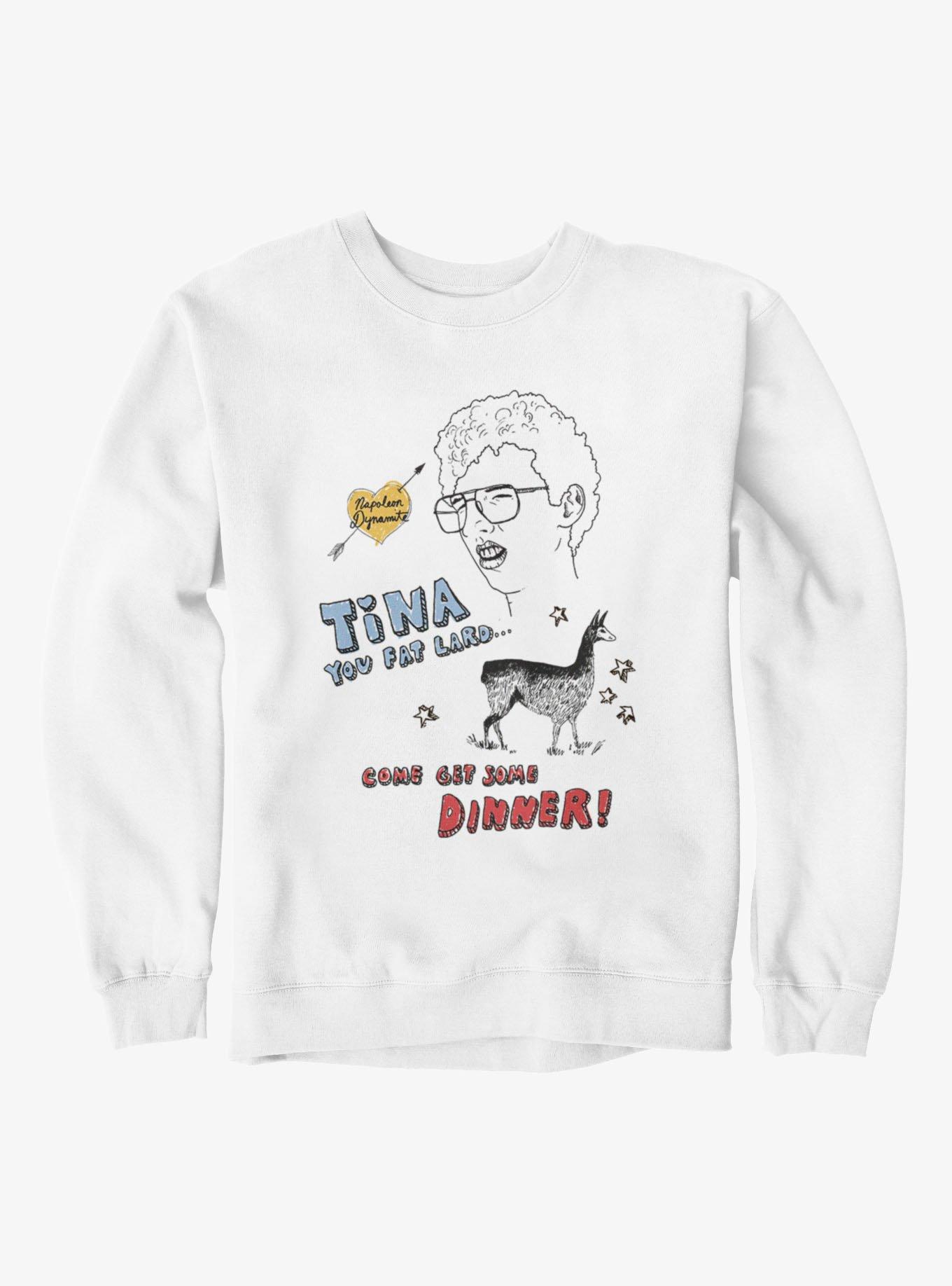 Napoleon Dynamite Tina You Fat Lard Sketch Sweatshirt, , hi-res