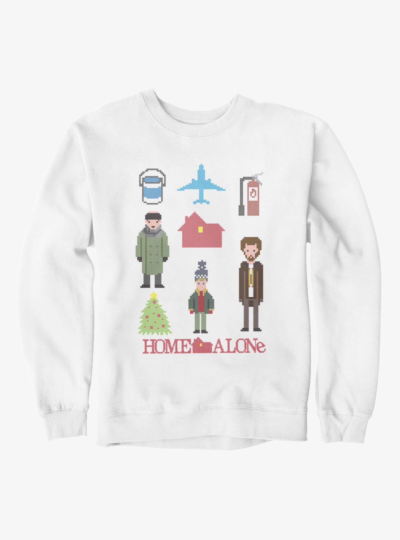 Home Alone Pixel Characters Sweatshirt, , hi-res