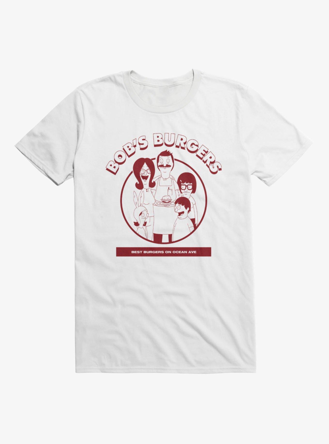 Bob's Burgers Best Burgers On Ocean Ave T-Shirt, , hi-res