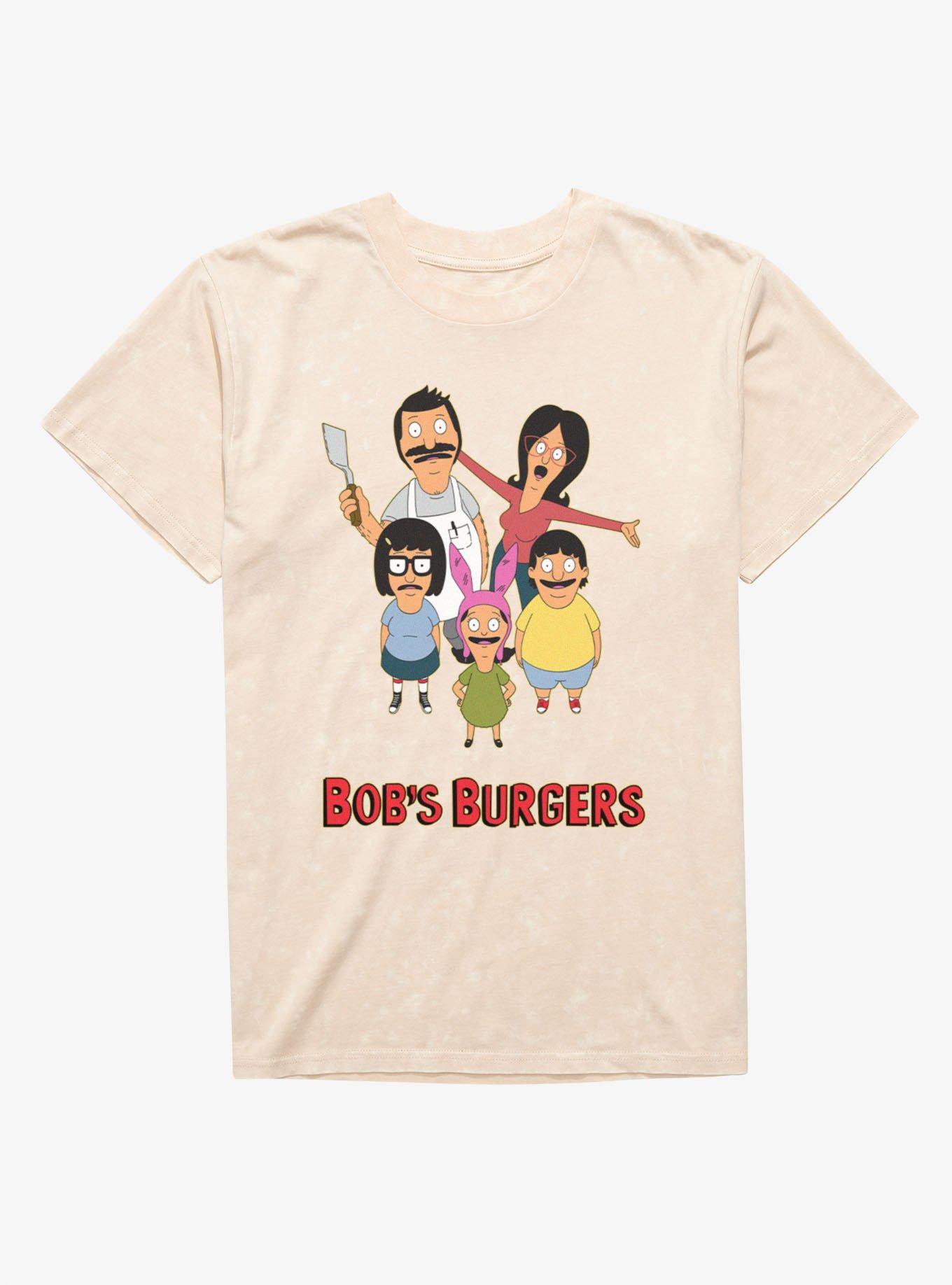 Bob's Burgers Family Photo Mineral Wash T-Shirt, , hi-res