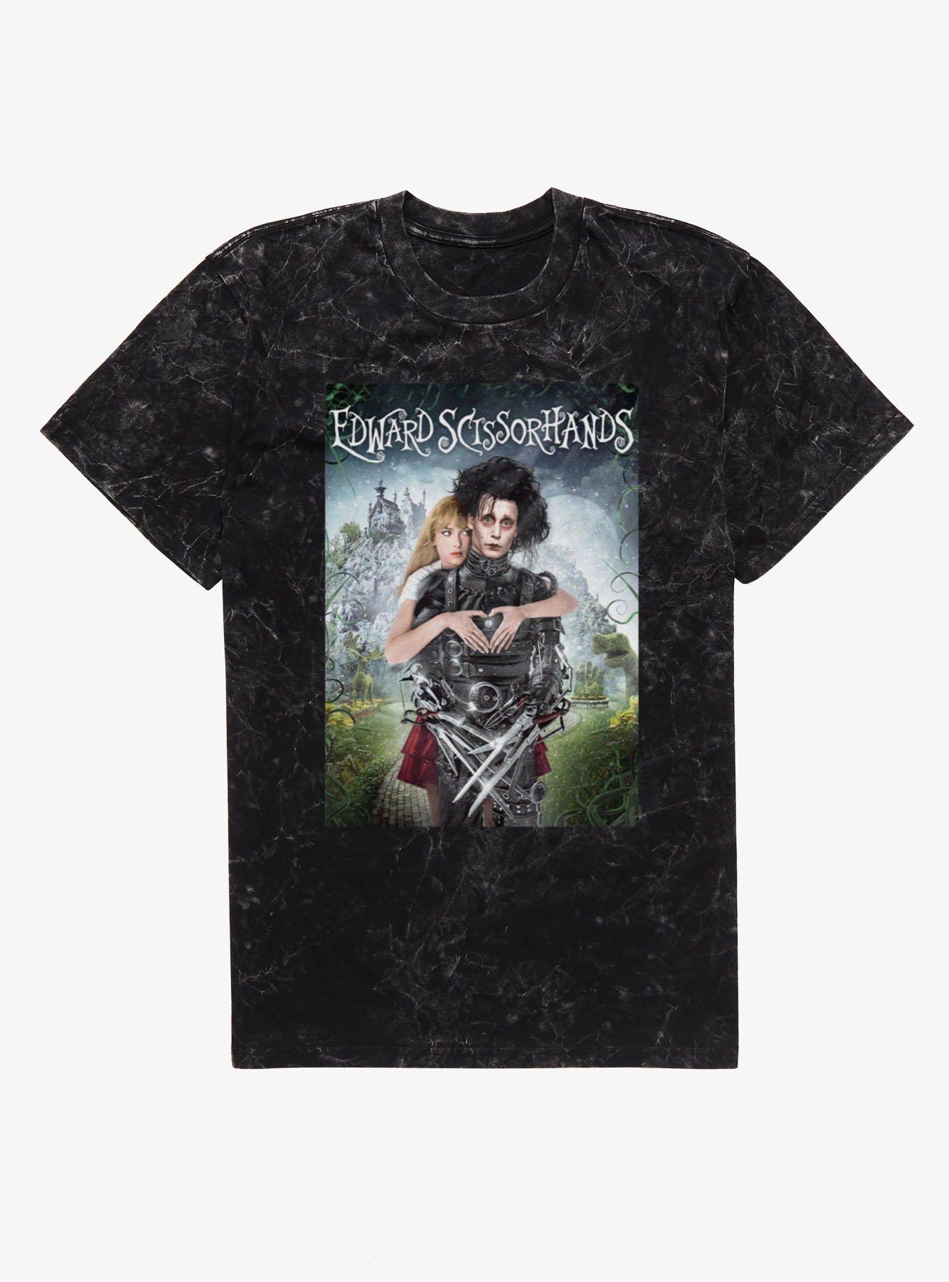 Edward Scissorhands Movie Poster Mineral Wash T-Shirt, , hi-res