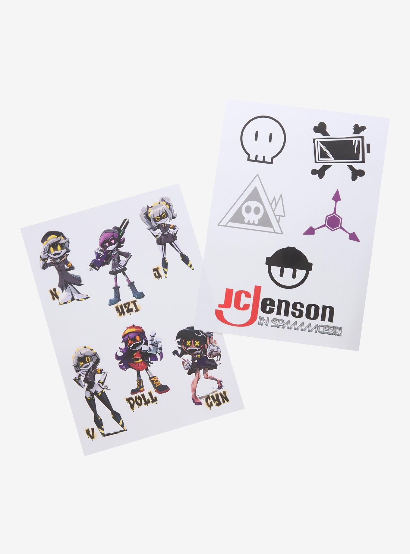 Murder Drones Sticker Sheet Set