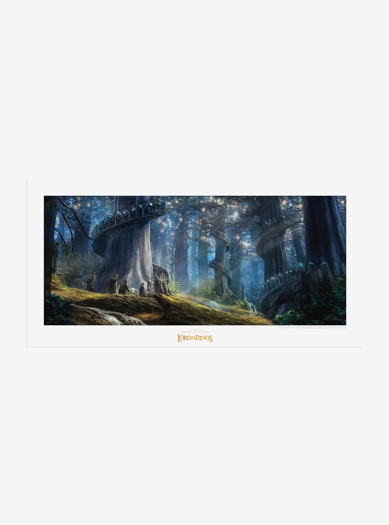 The Lord of the Rings Lothlorien Art Print, , hi-res