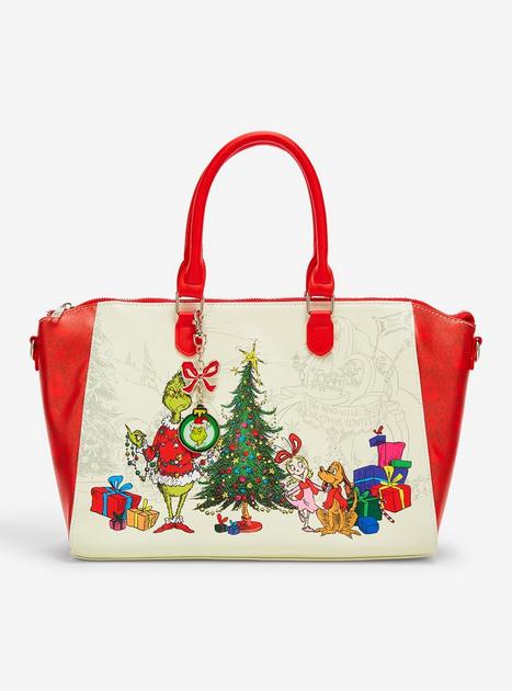 Loungefly Dr. Seuss How The Grinch Stole Christmas! Trio Tree Satchel ...