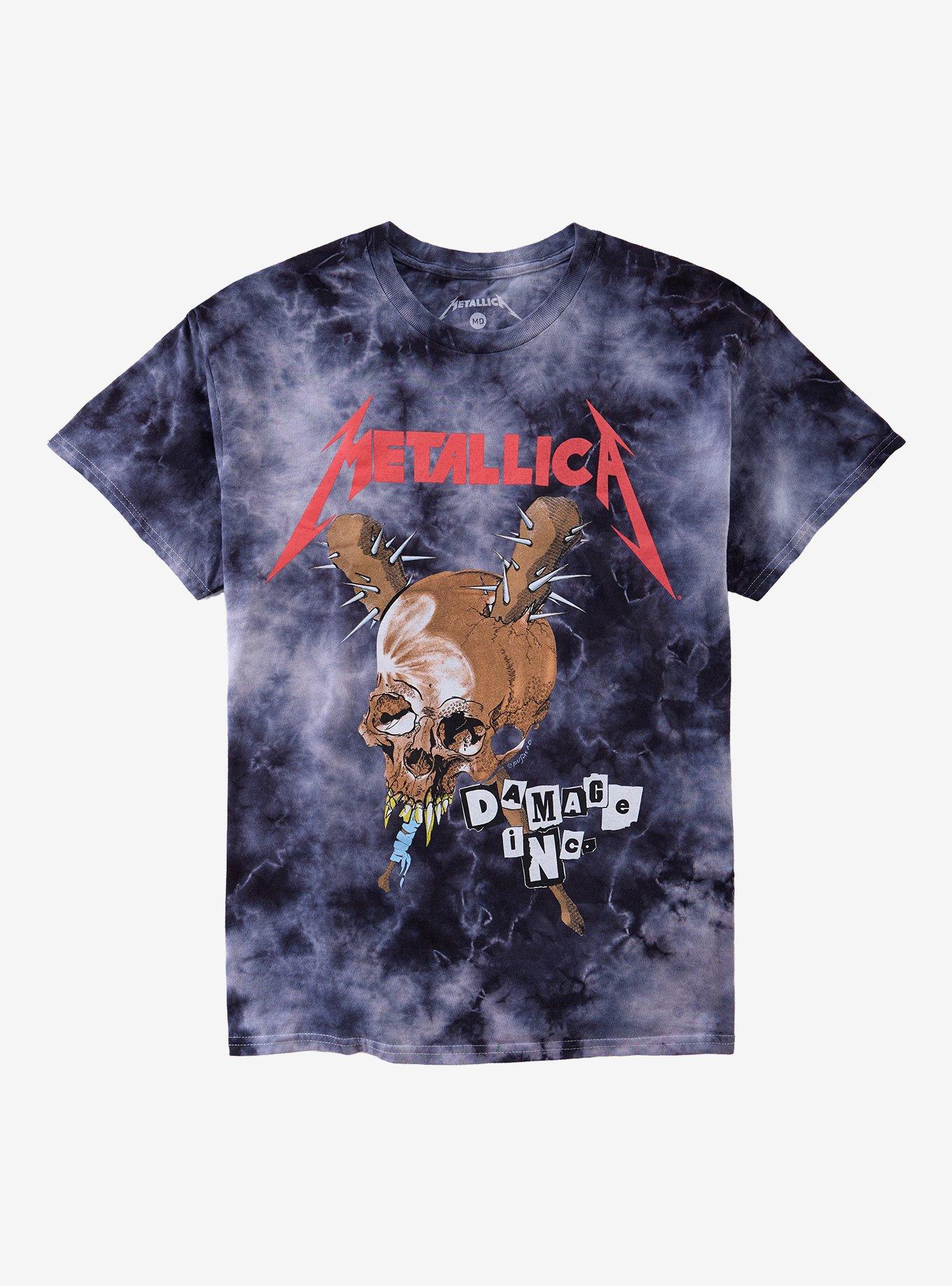 Metallica Damage, Inc. Dark Wash T-Shirt