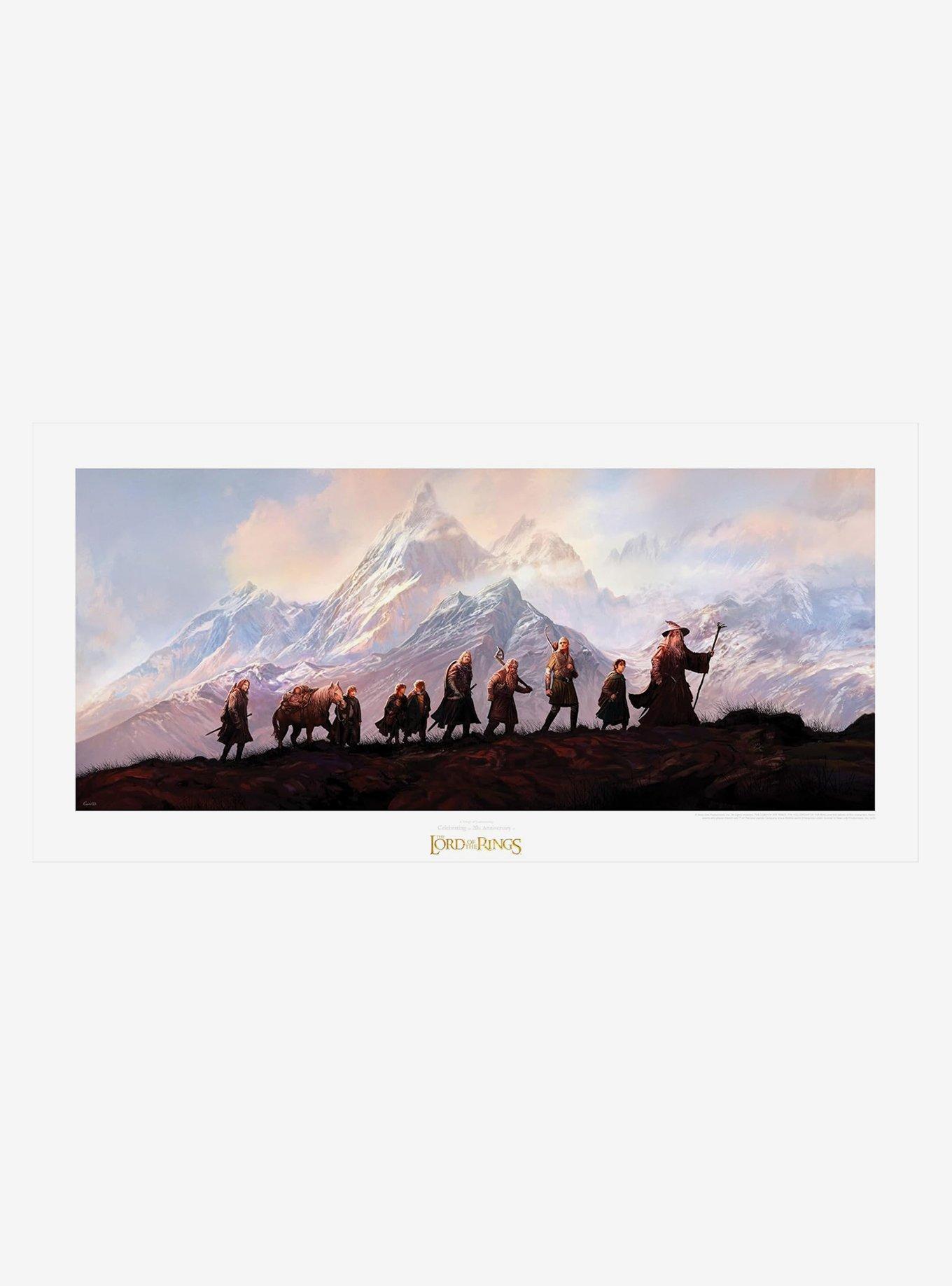 The Lord of the Rings: The Fellowship of the Ring 20th Anniversary Art Print, , hi-res