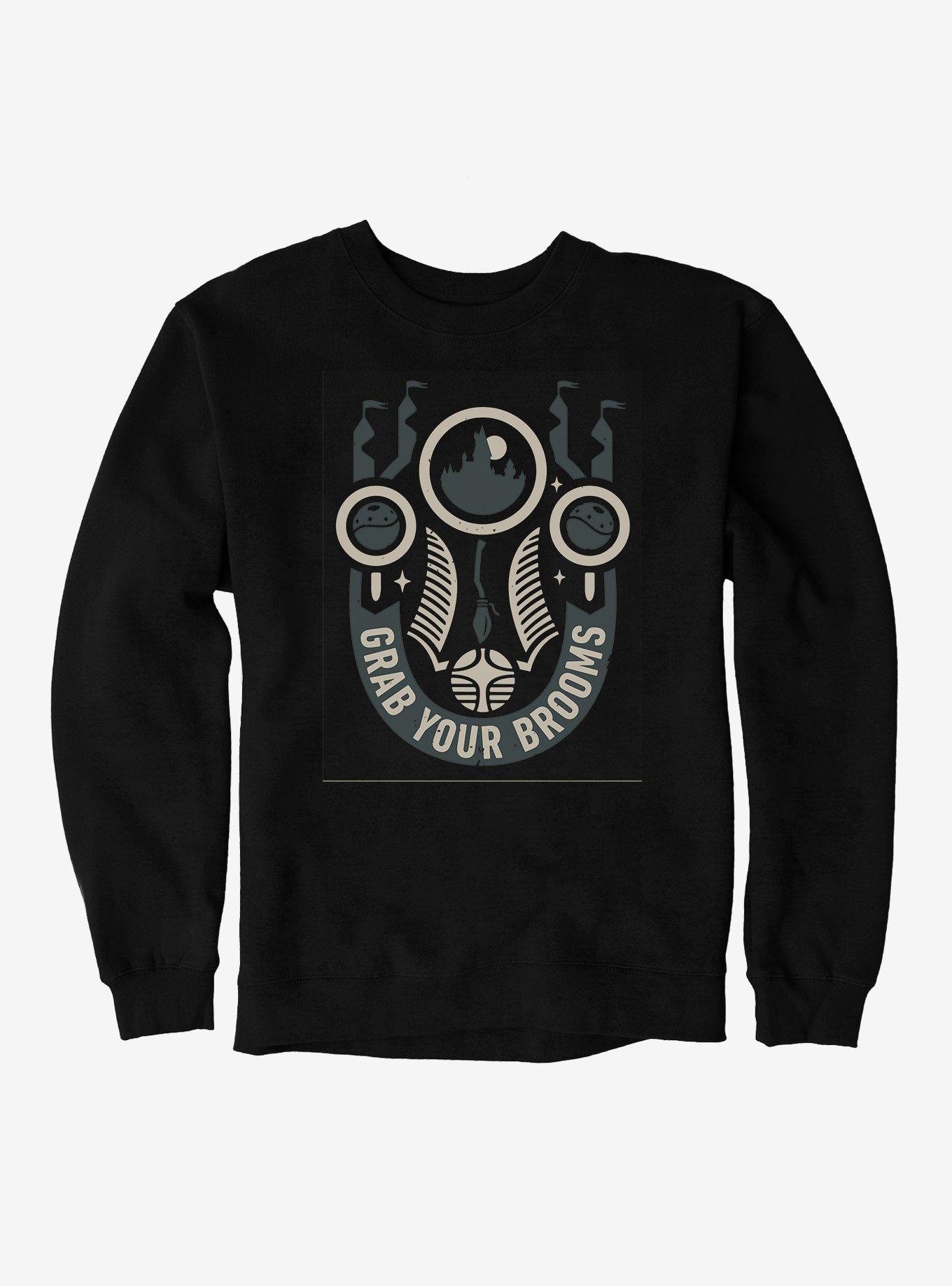 Harry Potter Grab Your Brooms Sweatshirt, , hi-res
