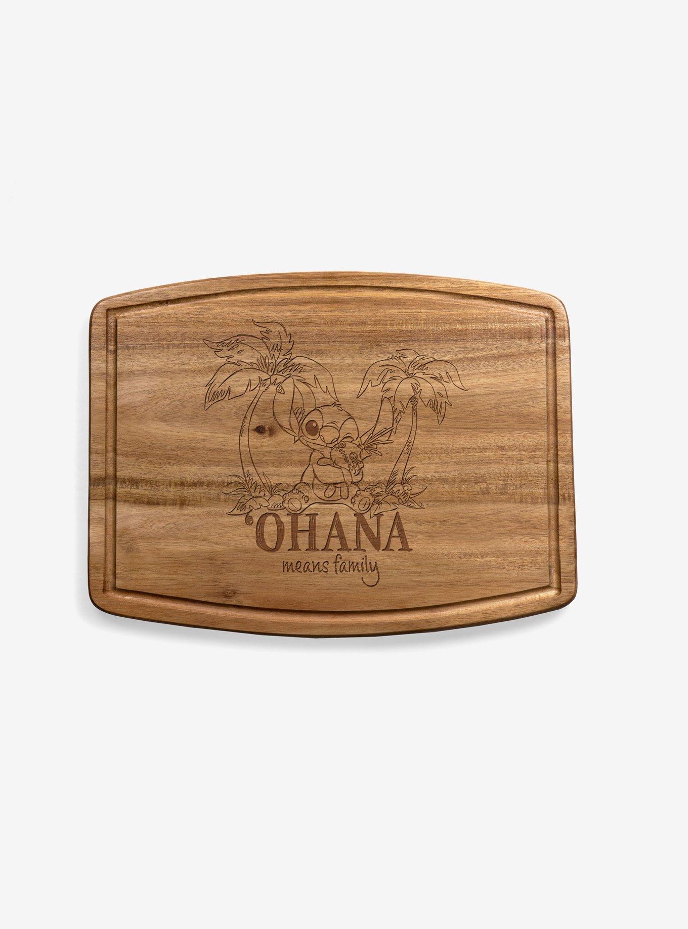 Disney Lilo & Stitch Ovale Acacia Cutting Board, , hi-res