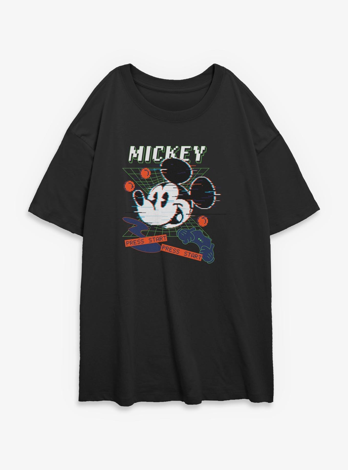 Disney Mickey Mouse Mickey Press Start Girls Oversized T-Shirt, , hi-res
