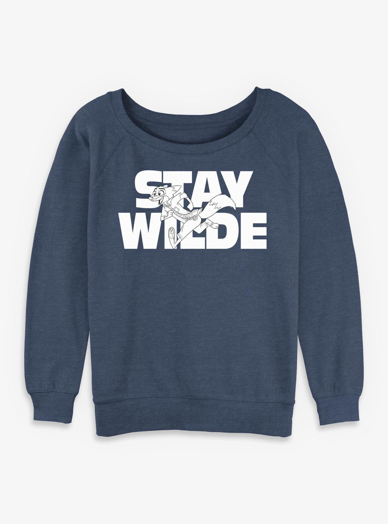 Disney Zootopia 2 Stay Wilde Girls Slouchy Sweatshirt, , hi-res