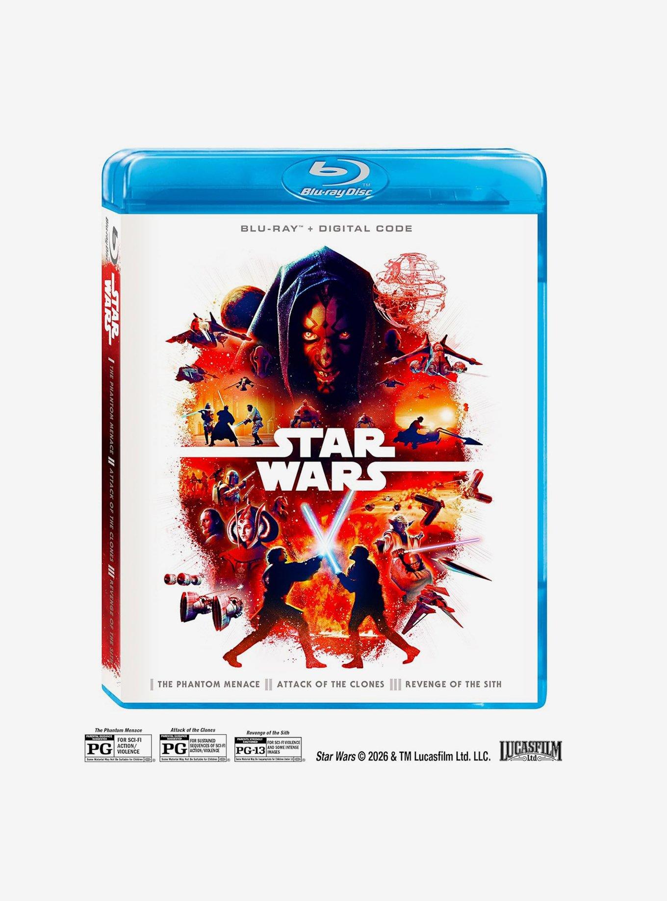 Star Wars: Prequel Trilogy Blu-Ray, , hi-res