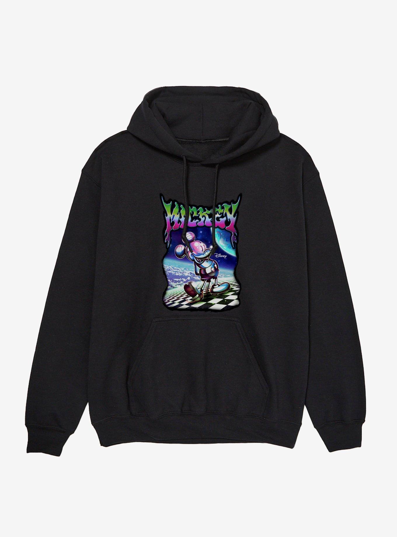 Disney Mickey Mouse Melting Metallic Mickey Universe Hoodie, , hi-res