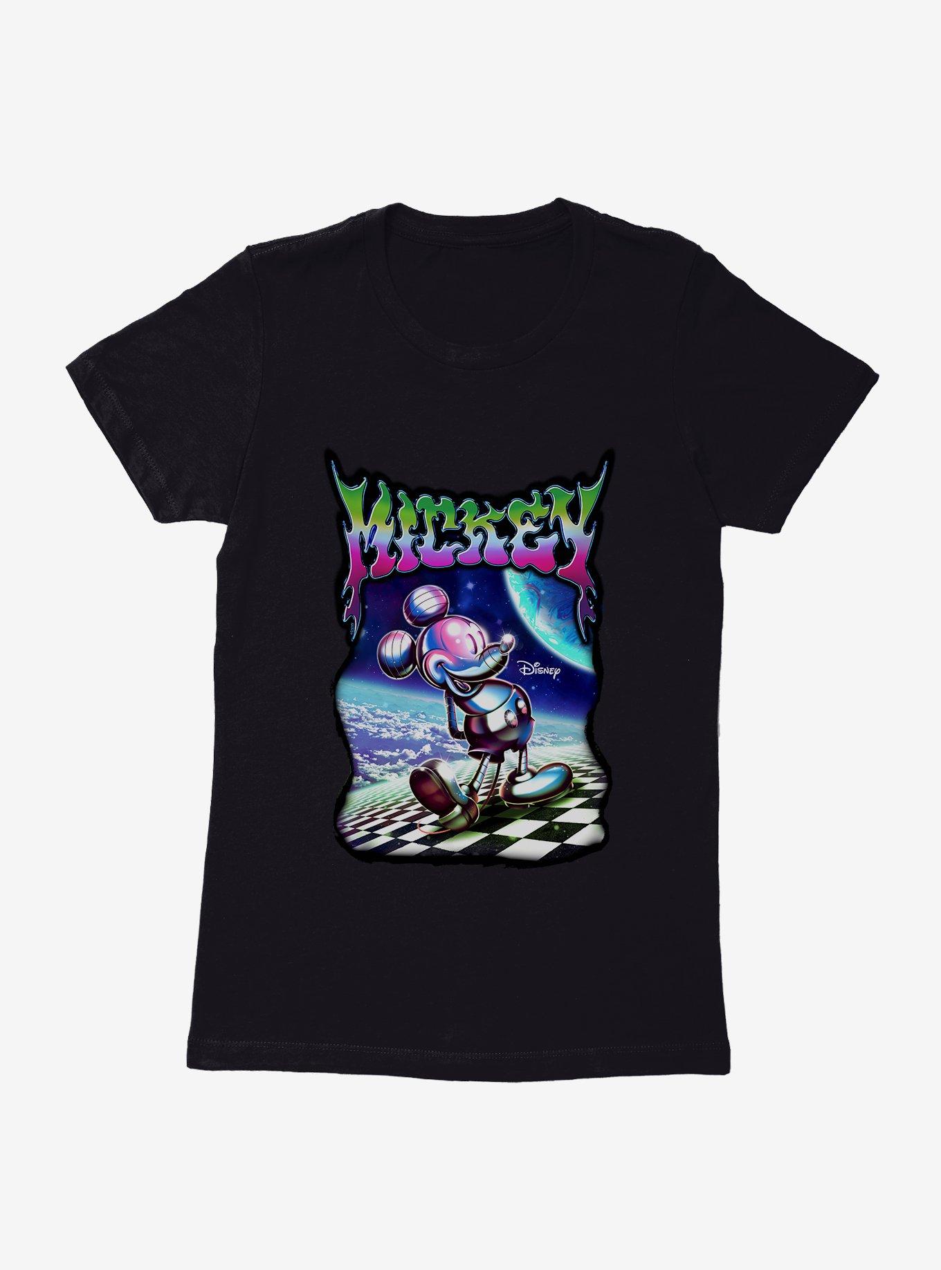 Disney Mickey Mouse Melting Metallic Mickey Universe Womens T-Shirt, , hi-res