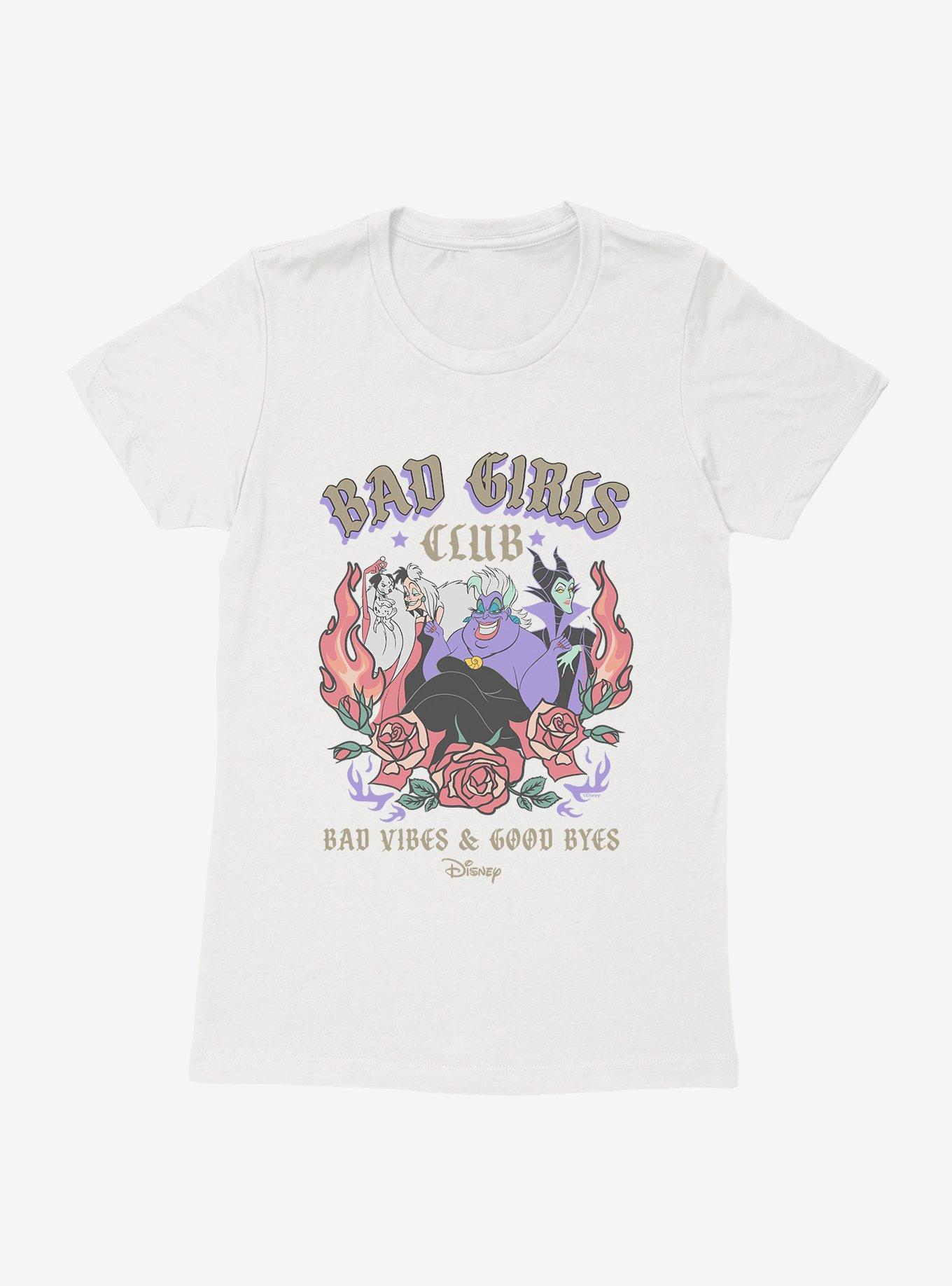 Disney Villains Bad Girls Club Vibes Groupshot With Roses Womens T-Shirt, , hi-res