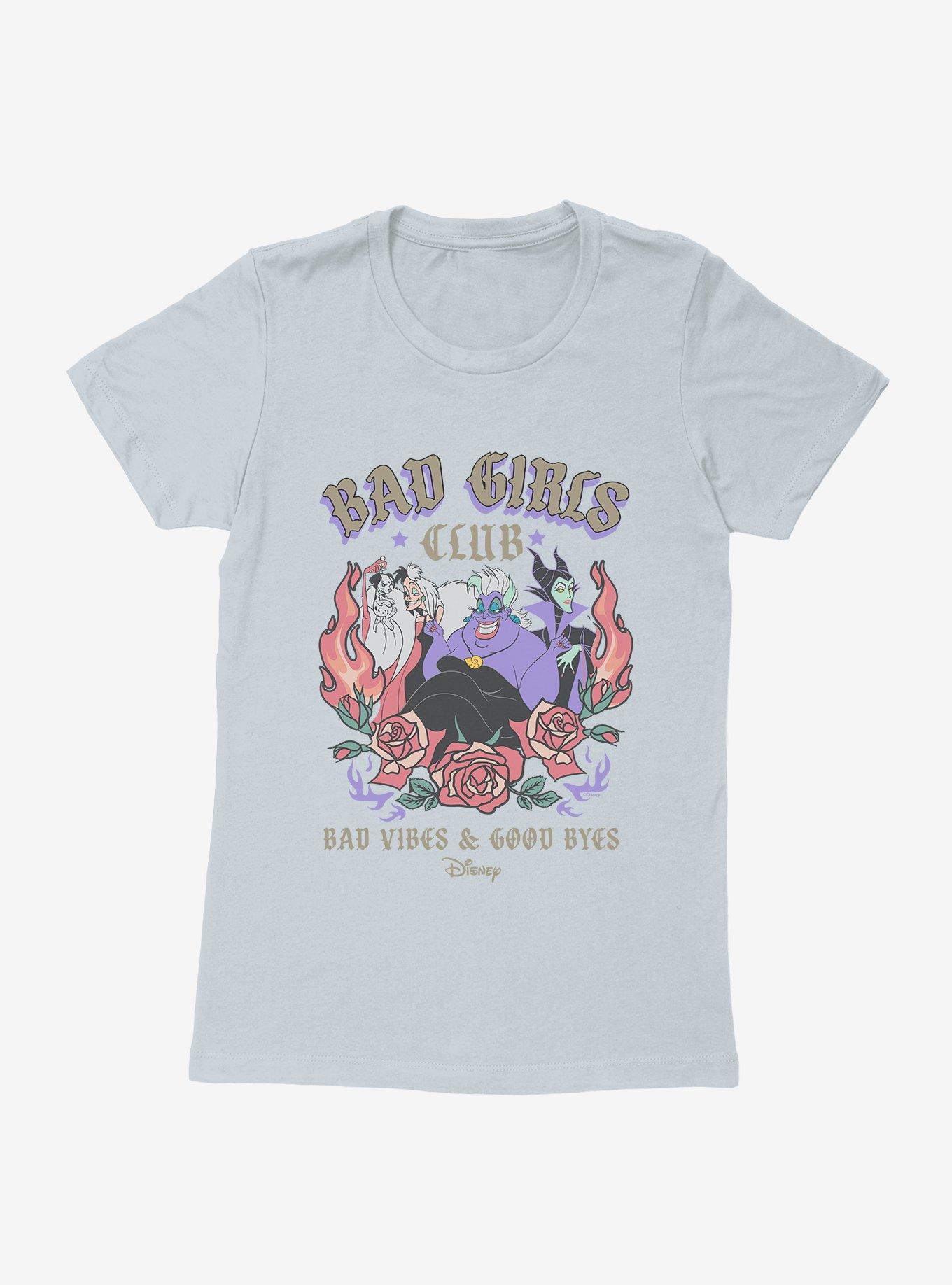 Disney Villains Bad Girls Club Vibes Groupshot With Roses Womens T-Shirt, , hi-res