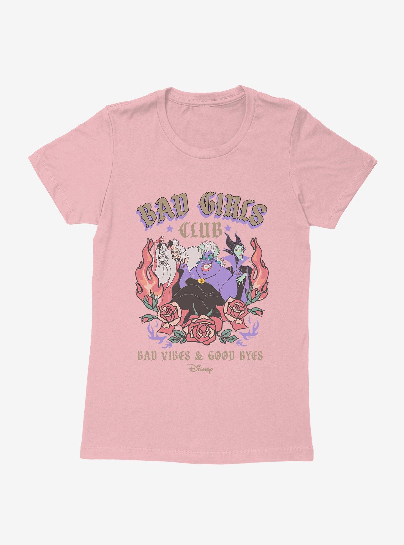 Disney Villains Bad Girls Club Vibes Groupshot With Roses Womens T-Shirt, , hi-res