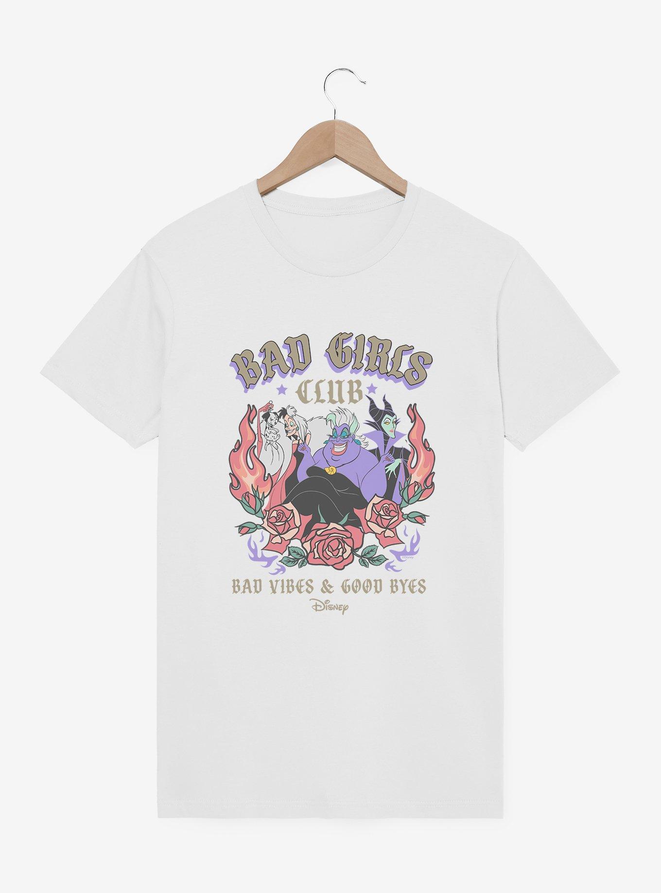 Disney Villains Bad Girls Club Vibes Groupshot With Roses T-Shirt, , hi-res