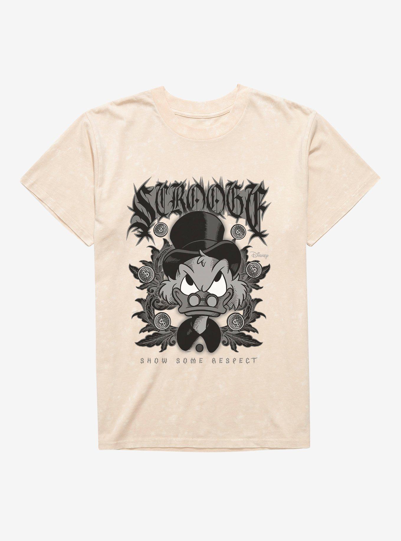Disney Mickey Mouse Show Some Respect Scrooge Mineral Wash T-Shirt, , hi-res