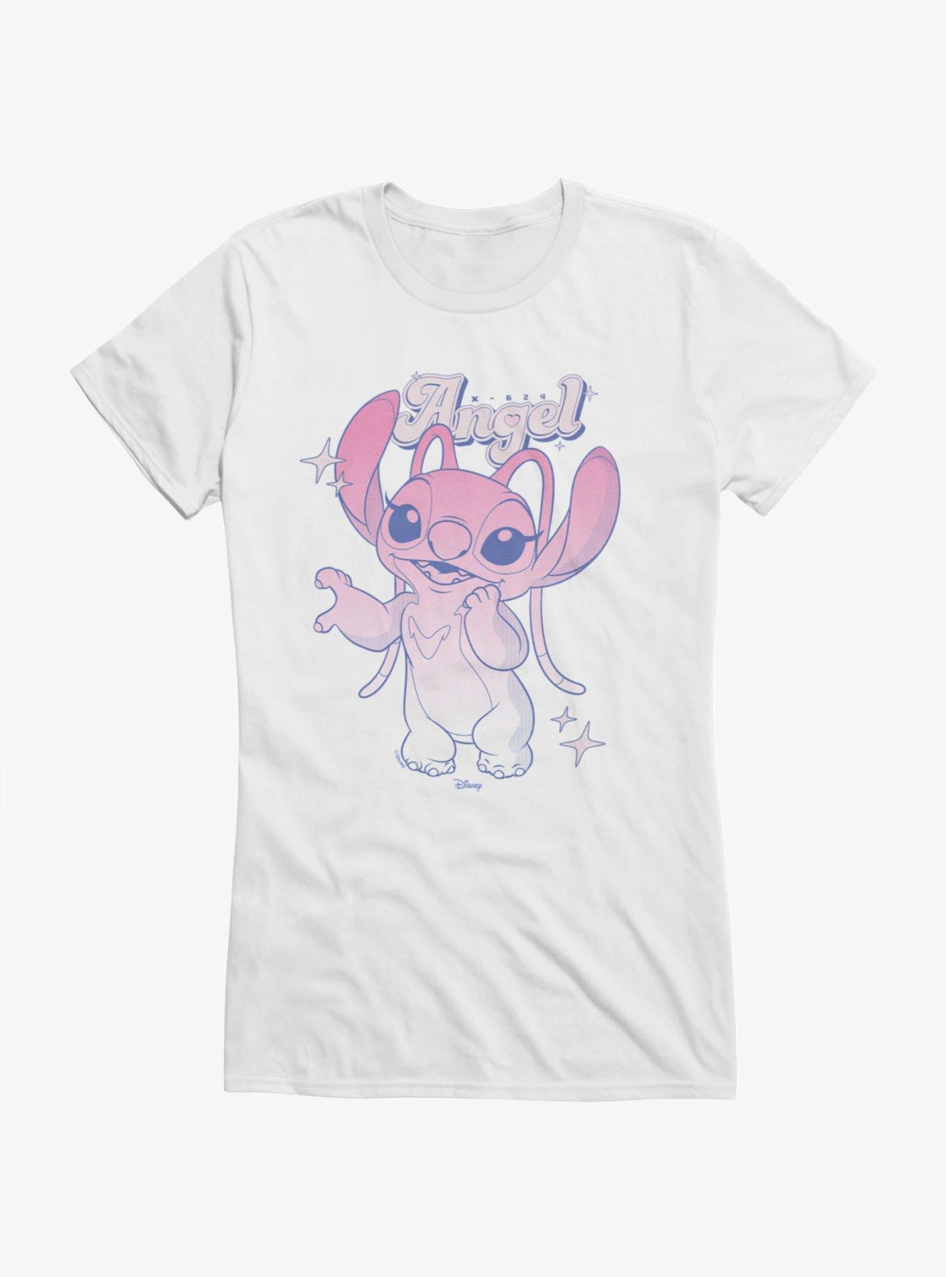 Disney Lilo & Stitch X-624 Pink Angel Fade Girls T-Shirt, , hi-res