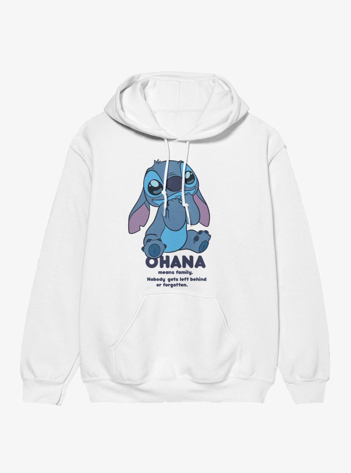 Disney Lilo & Stitch Ohana Means Family Cute Stitch Hoodie, , hi-res