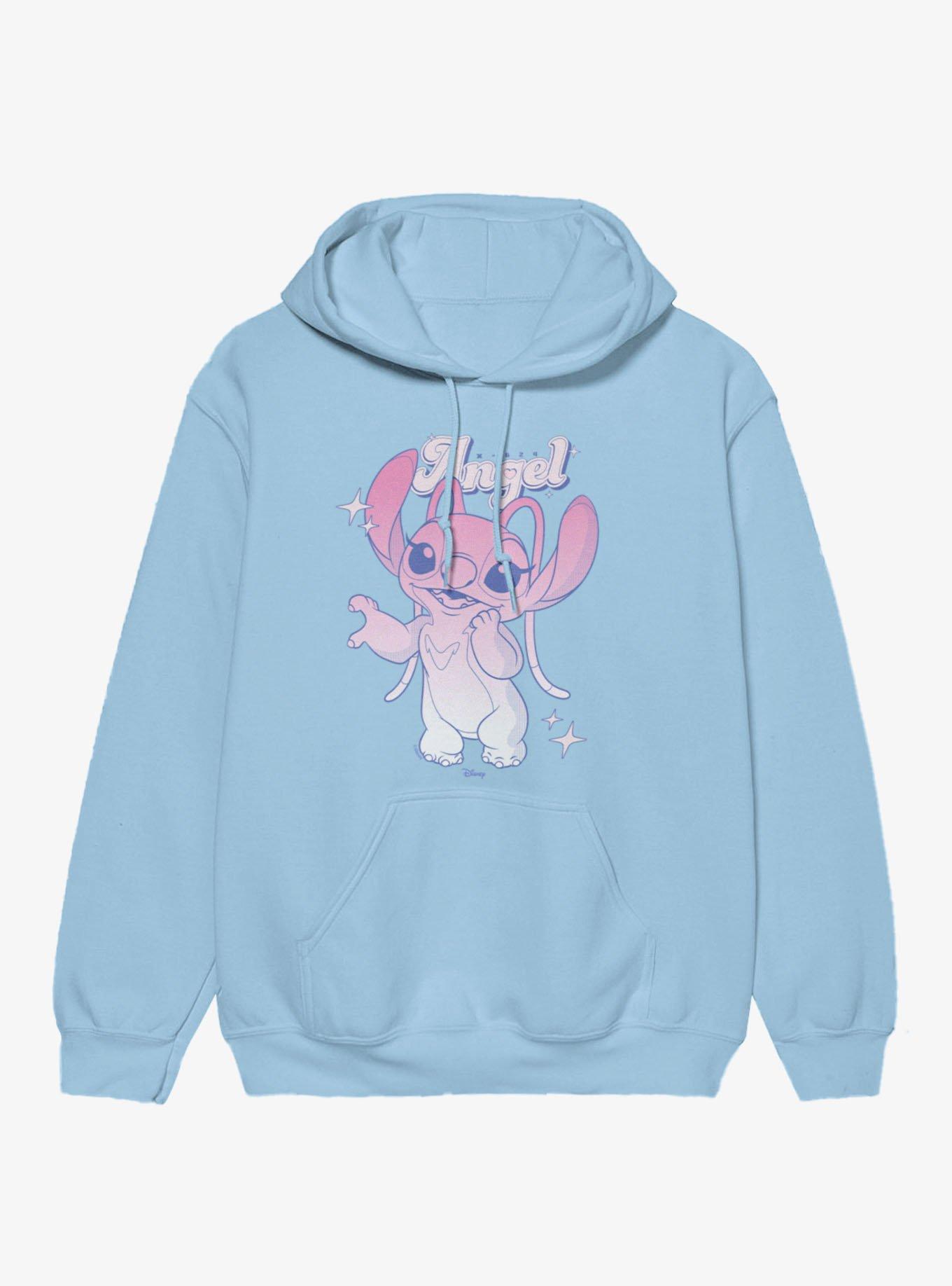 Disney Lilo & Stitch X-624 Pink Angel Fade Hoodie, , hi-res