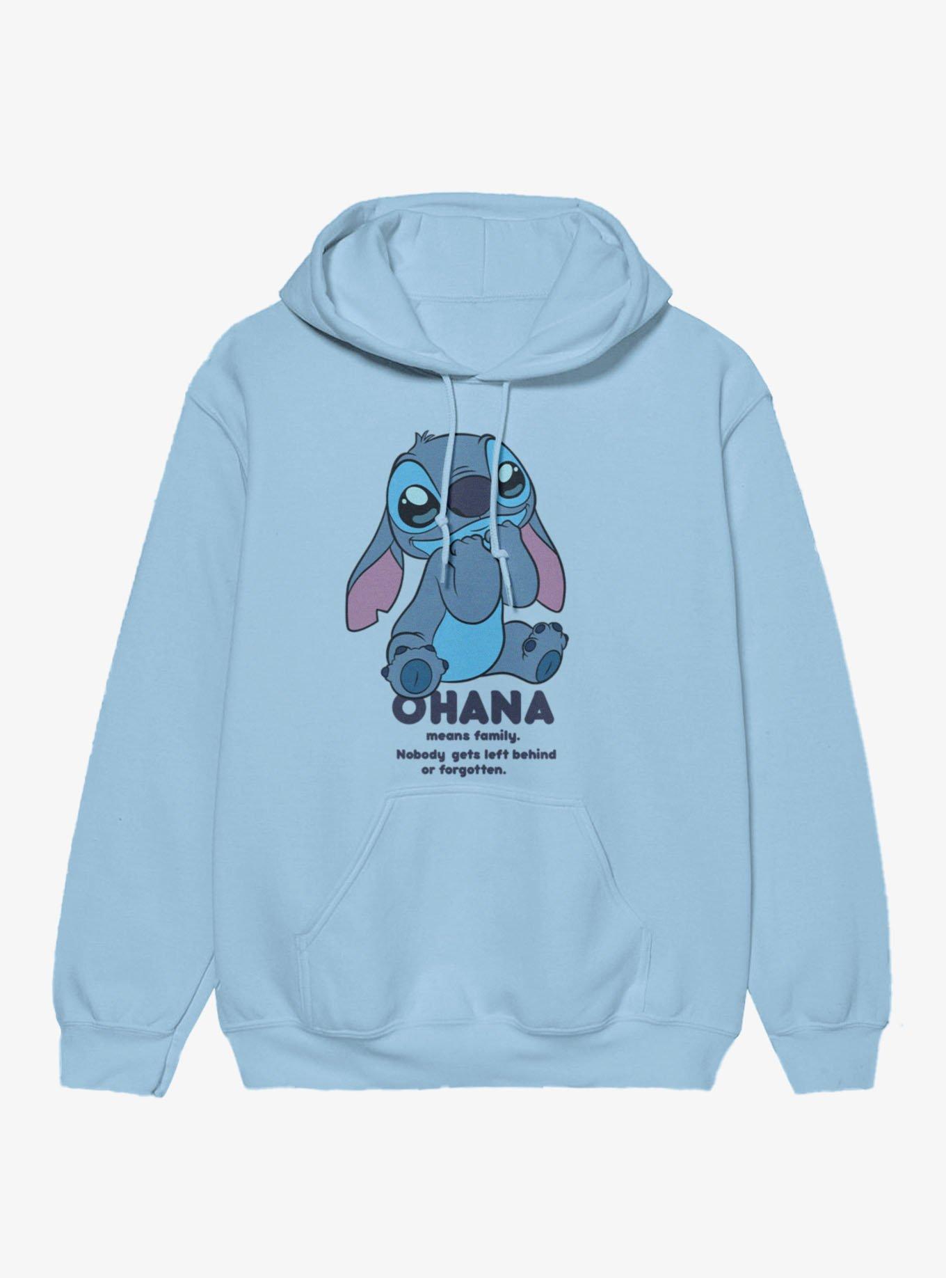 Disney Lilo & Stitch Ohana Means Family Cute Stitch Hoodie, , hi-res