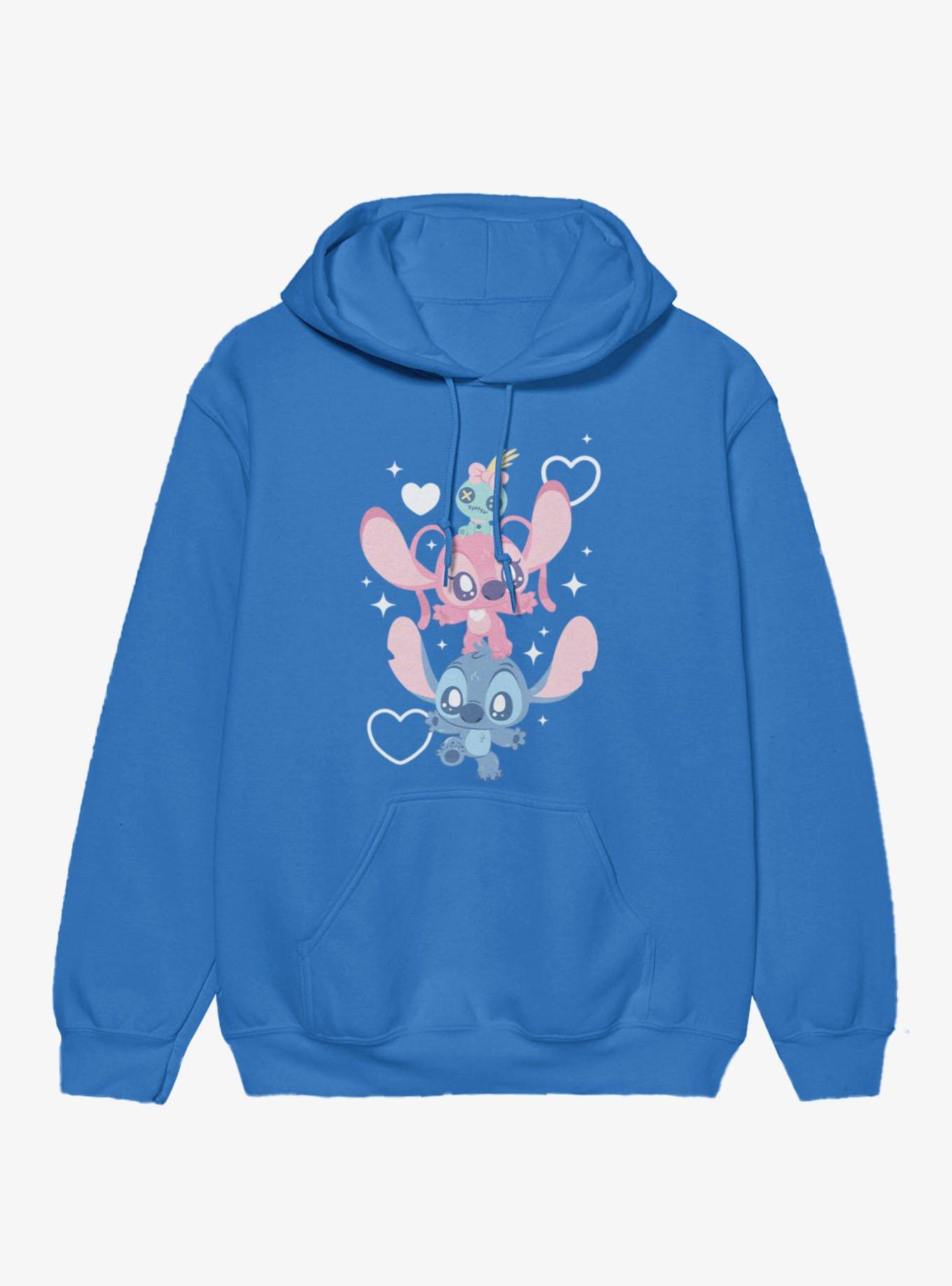 Disney Lilo & Stitch Cute Chibi Angel On Stitch Hoodie, , hi-res