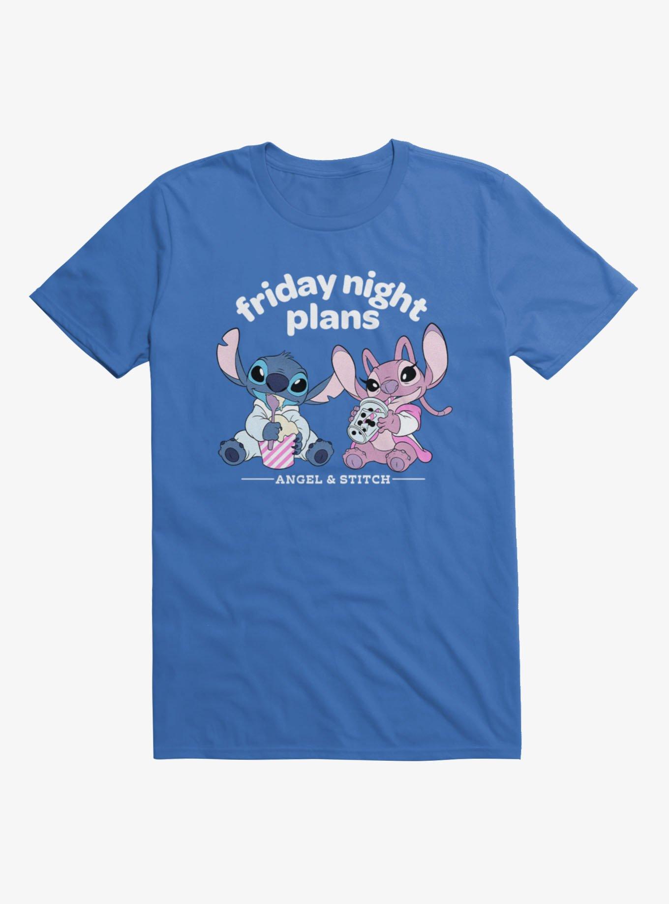 Disney Lilo & Stitch Friday Night Plans With Angel T-Shirt, , hi-res