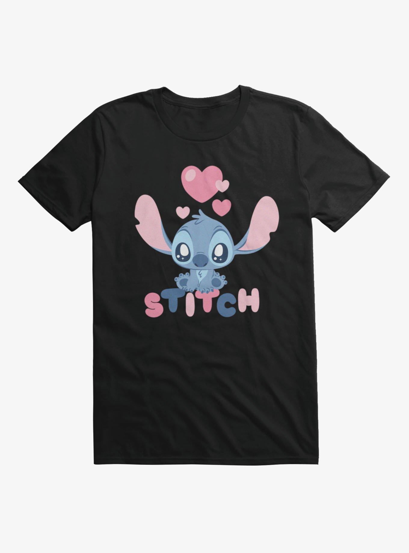 Disney Lilo & Stitch Hearts Chibi Stitch T-Shirt, , hi-res