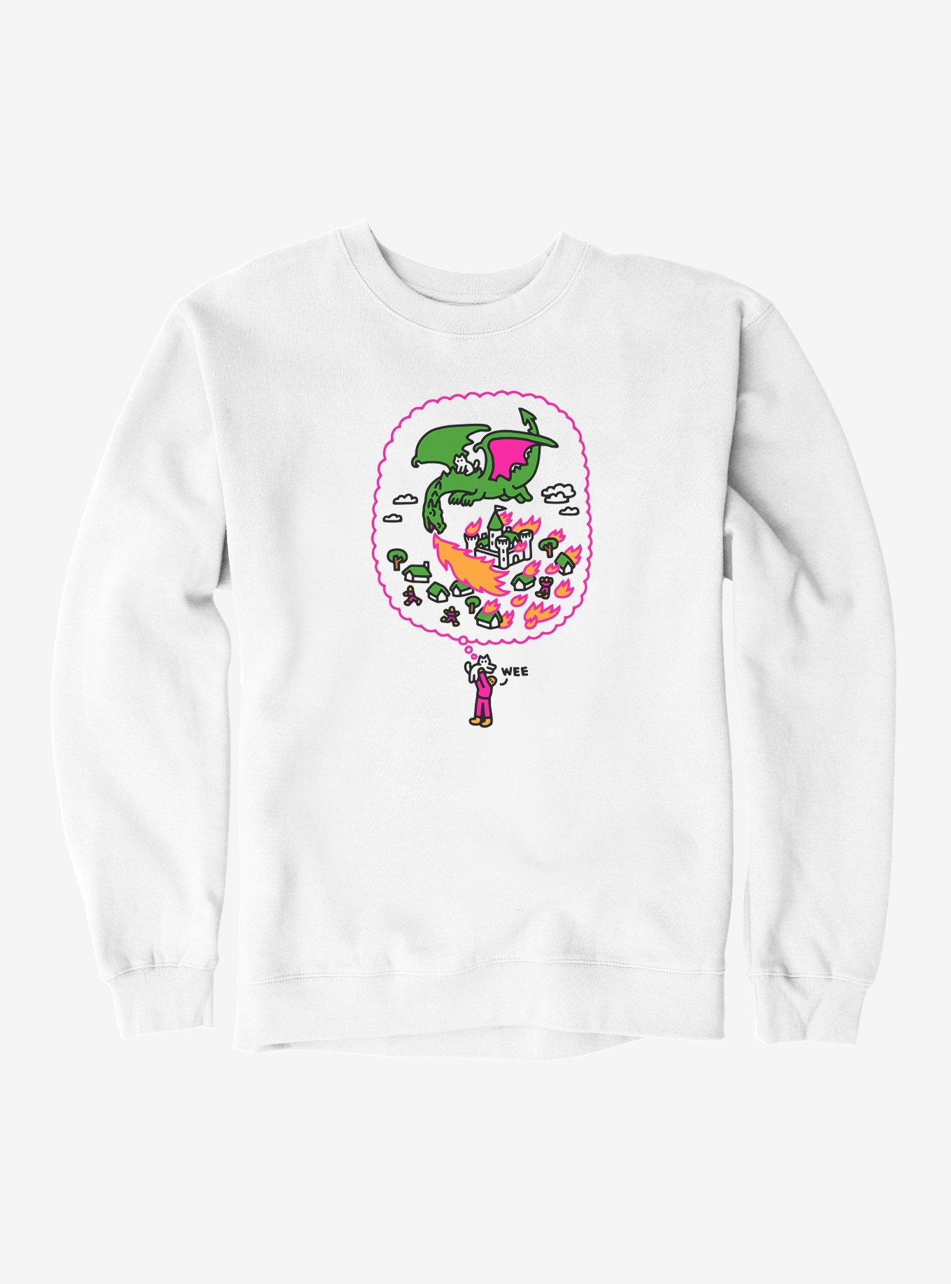 Cat's Imagination Riding Dragon Sweathsirt, , hi-res