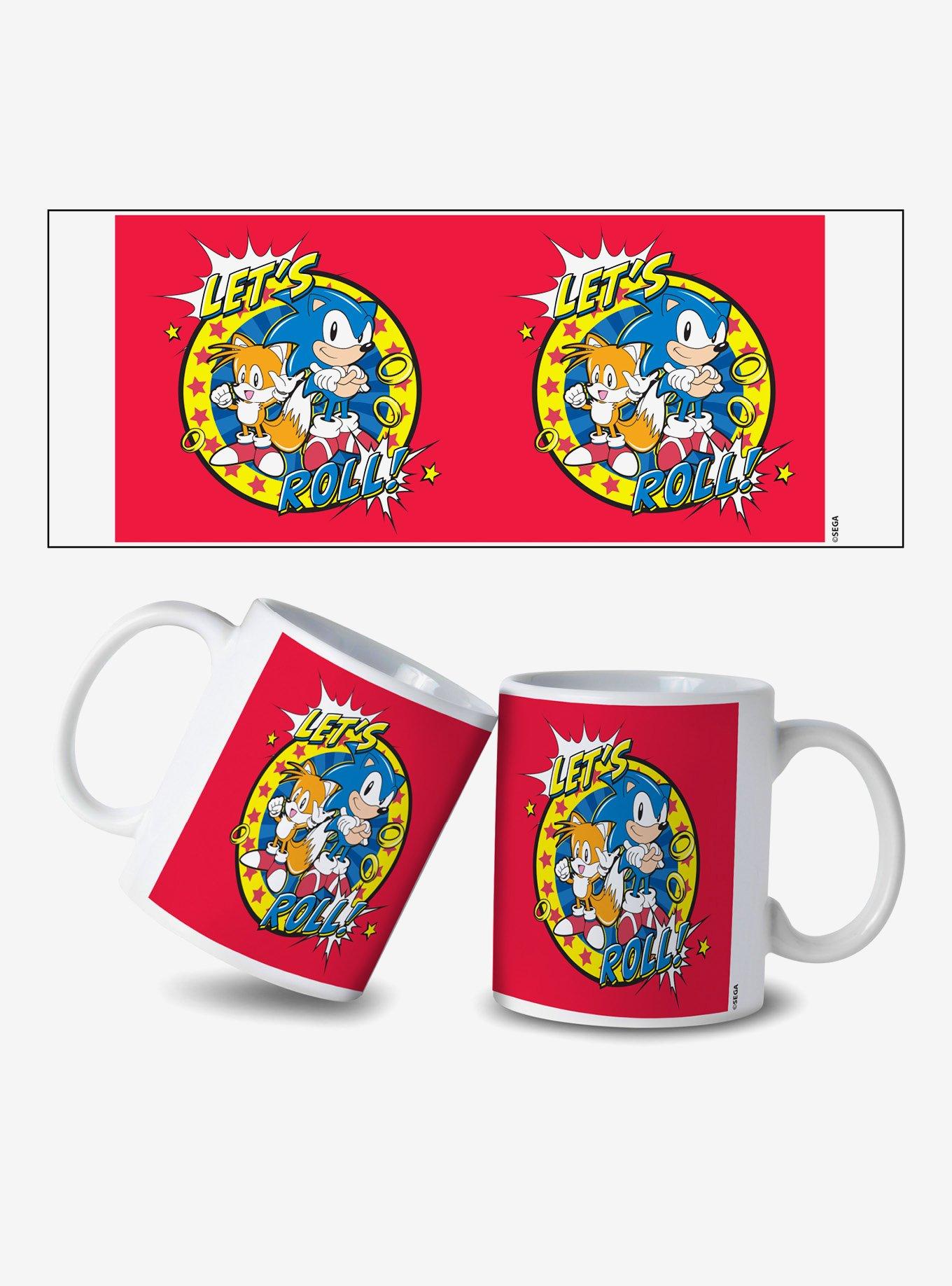 Sonic The Hedgehog Let's Roll 11oz Mug