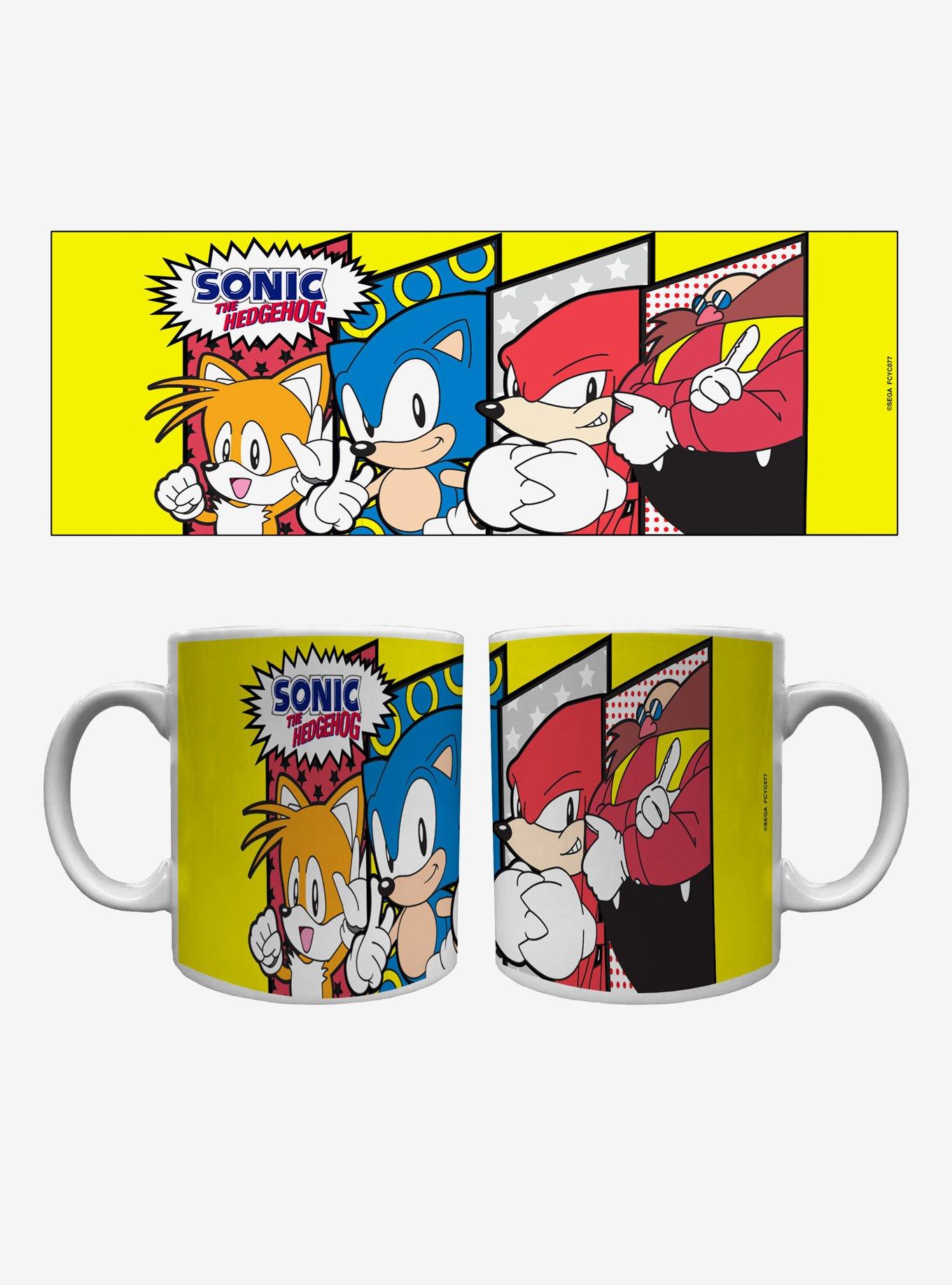 Sonic The Hedgehog Roster 20oz Cylinder Mug