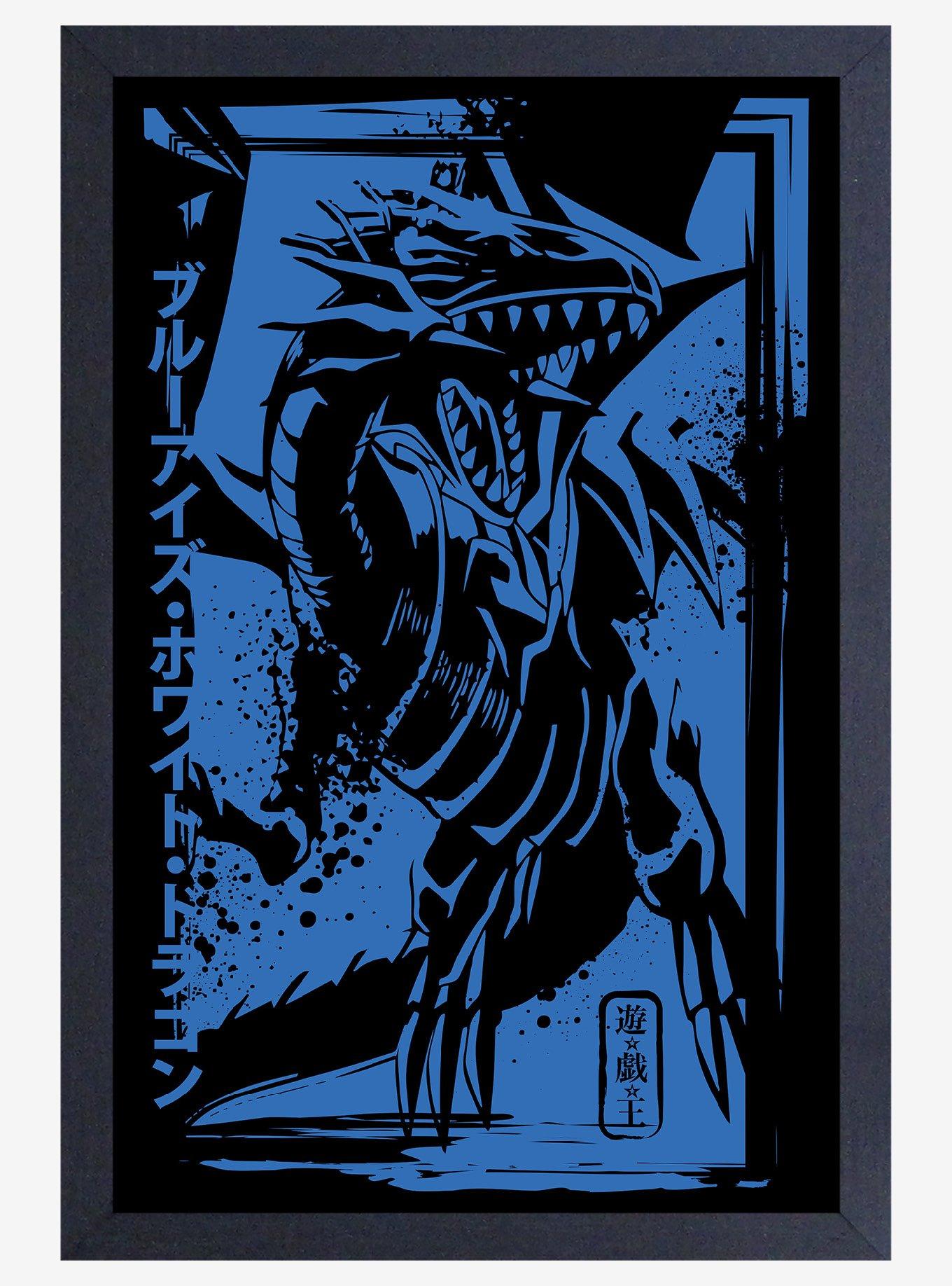 Yu-Gi-Oh BlueEyes White Dragon 11x17" Framed Gelcoat, , hi-res
