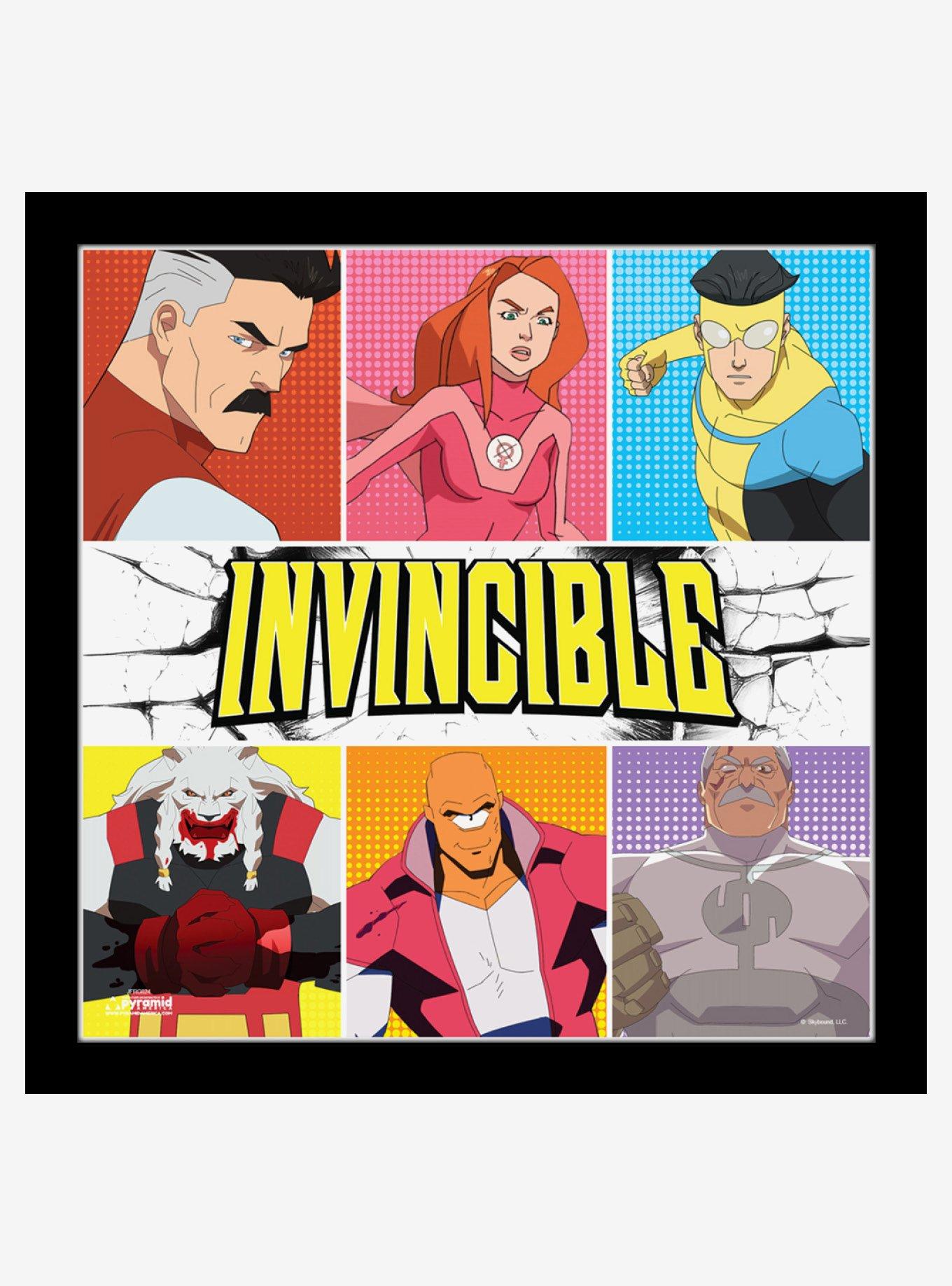 Invincible Characters 12x12" Framed Gelcoat, , hi-res