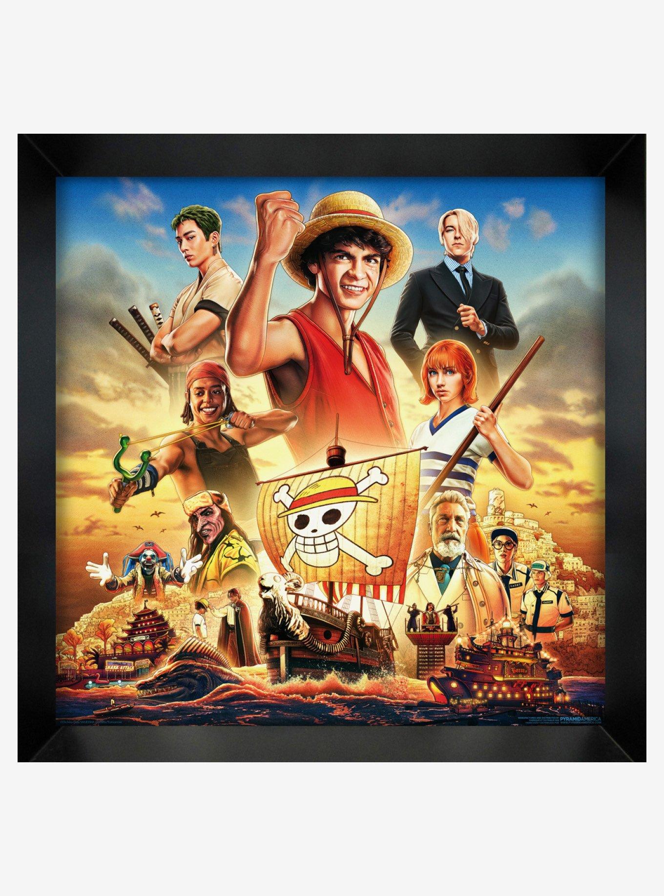 One Piece Sailing 12x12" Framed Gelcoat, , hi-res