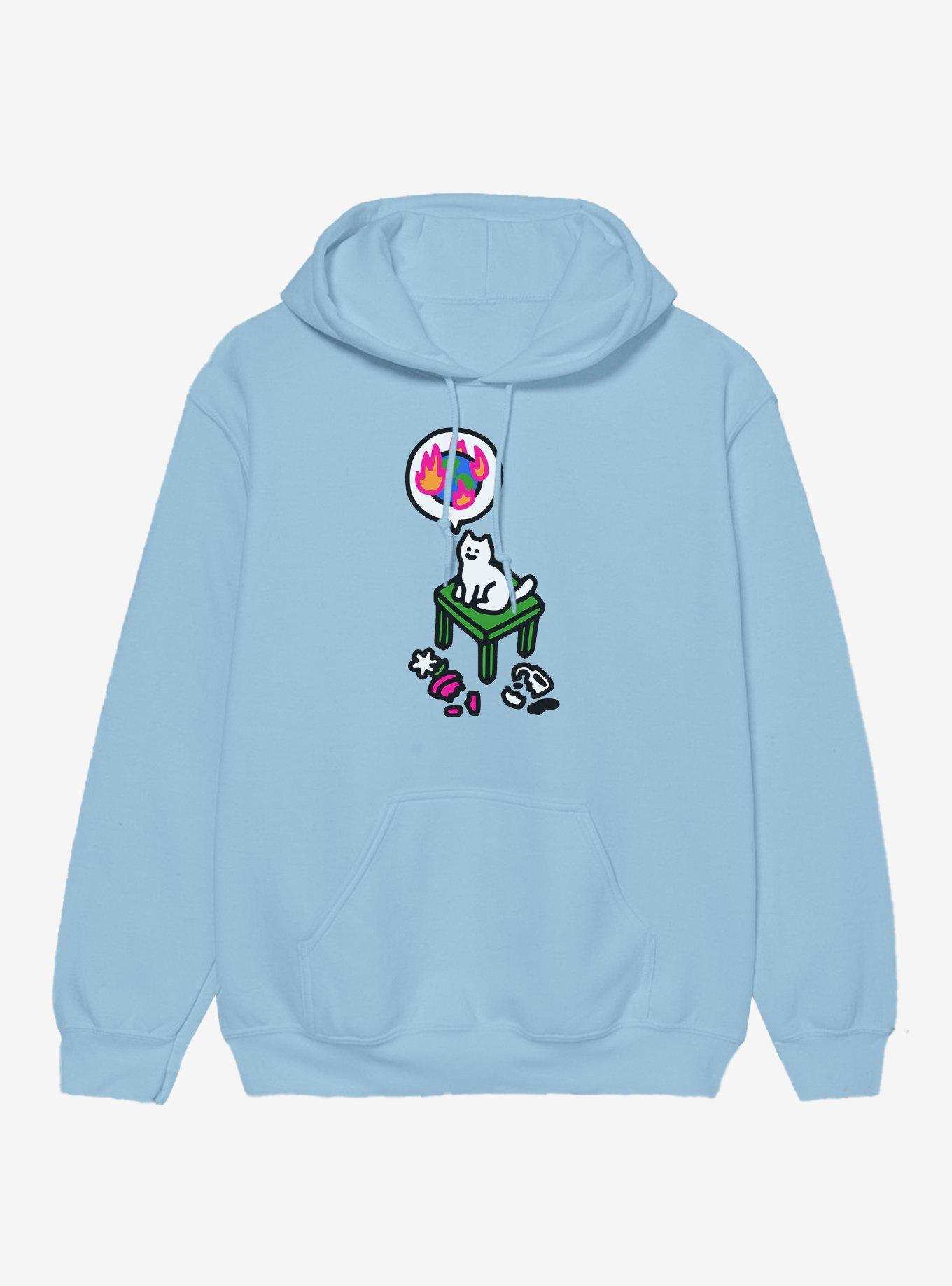 Cat On Path Of Destruction Hoodie, , hi-res