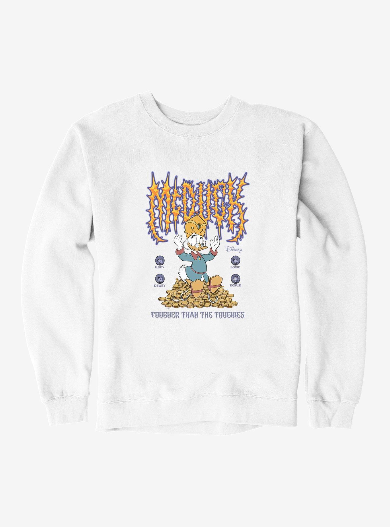Disney Mickey Mouse Tougher Than The Toughies Spikey McDuck Sweatshirt, , hi-res