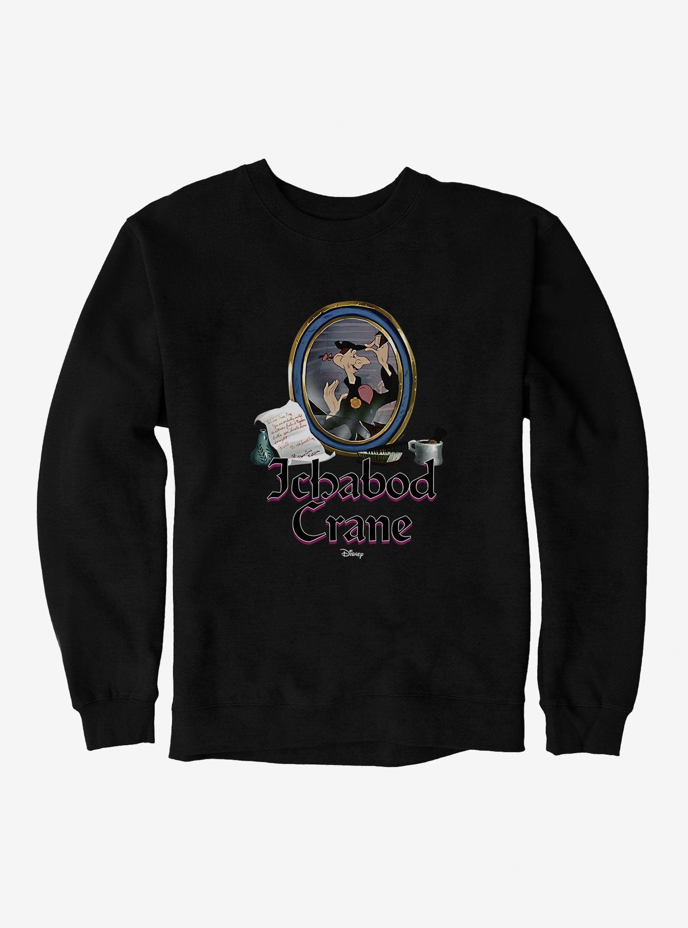 Disney Classics Ichabod Crane Broken Mirror Sweatshirt, BLACK, hi-res view 1